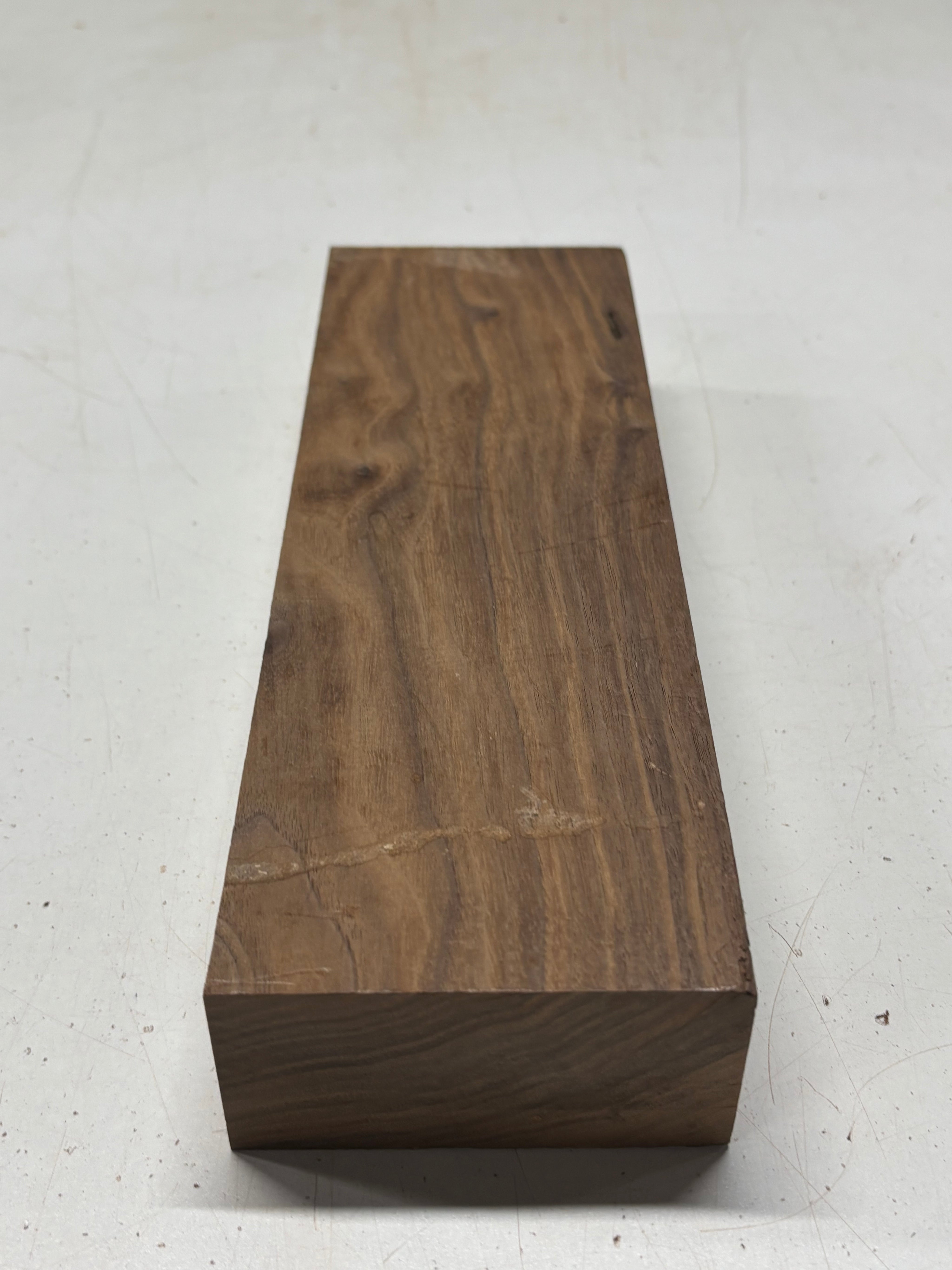 1 Piece, Black Walnut Lumber Board Blank 12"x3-7/8"x1-7/8"#7838 - Exotic Wood Zone