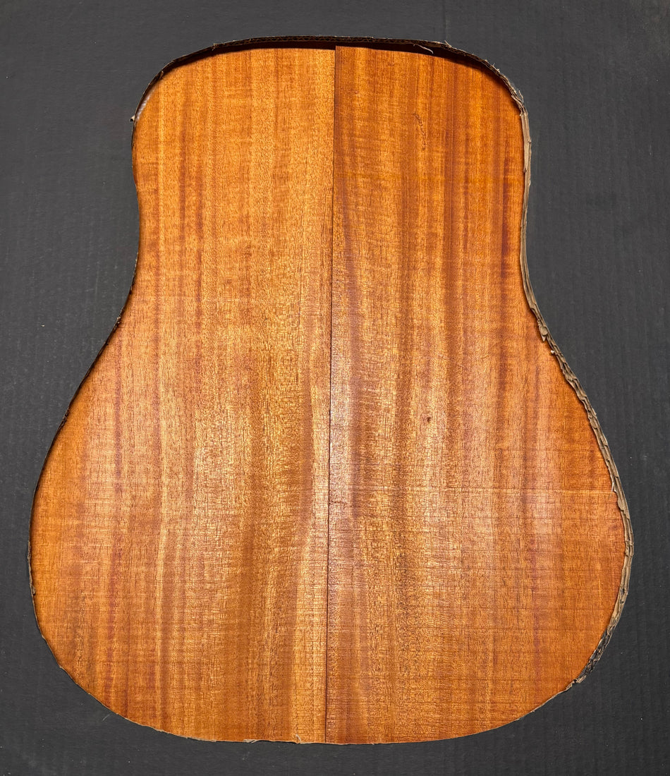 Flame Genuine Mahogany Dreadnought Guitar Back & Side Set #4010