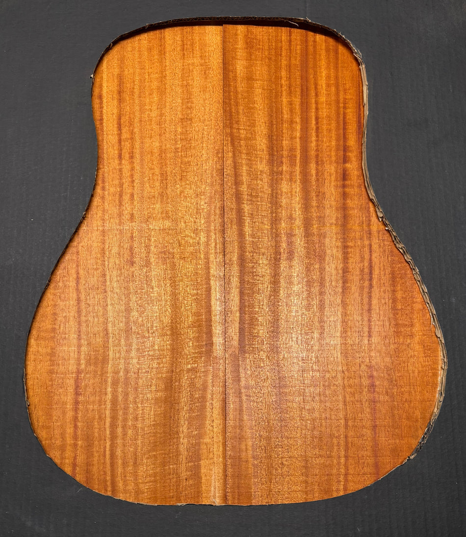 Flame Genuine Mahogany Dreadnought Guitar Back & Side Set #4011