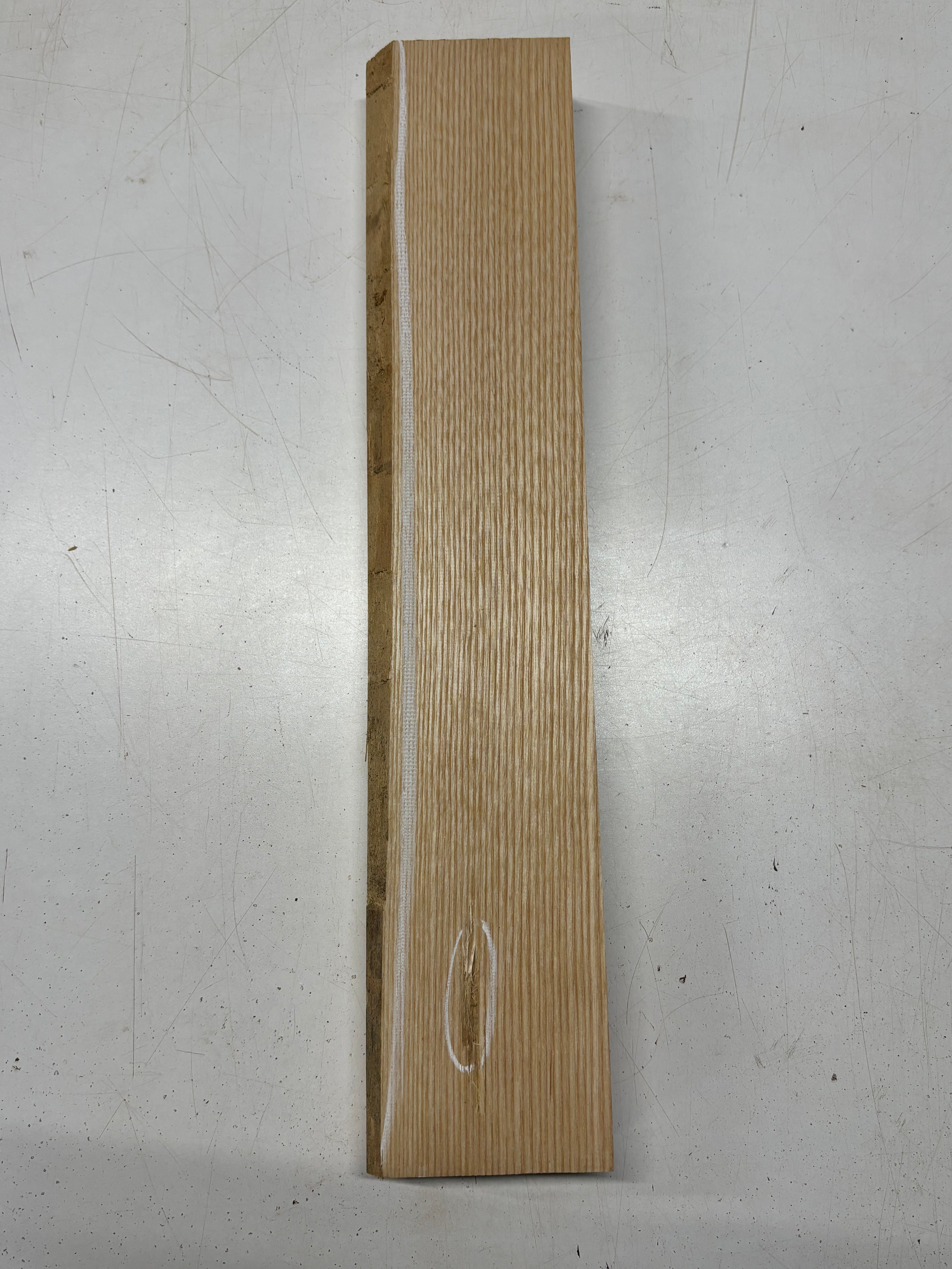 1 Piece, White Ash Lumber Board Blank 21"x4"x1-7/8"#7843 - Exotic Wood Zone