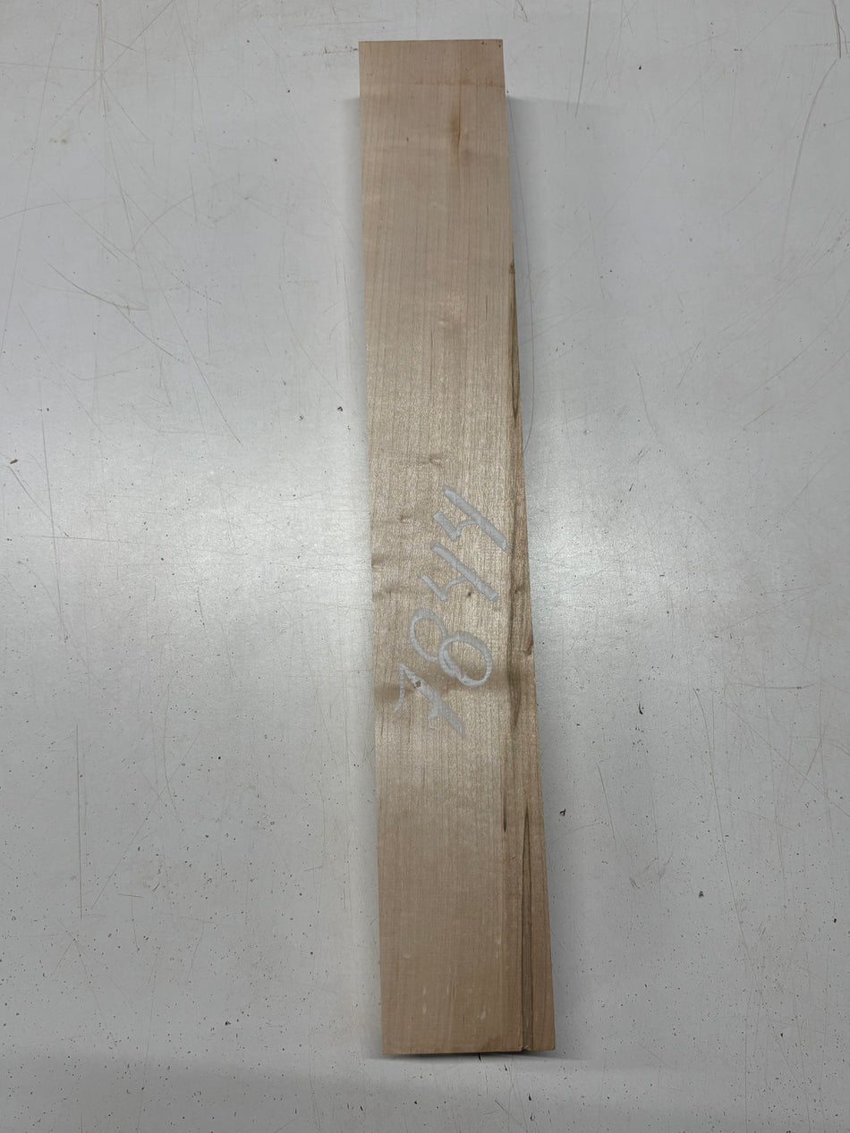 1 Piece, Ambrosia Maple Lumber Board Blank 21"x3-1/4"x1-7/8"#7844 - Exotic Wood Zone