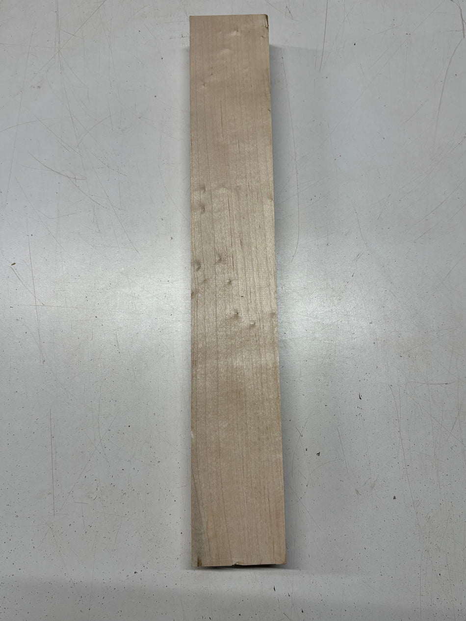 1 Piece, Ambrosia Maple Lumber Board Blank 21"x3-1/4"x1-7/8"#7844 - Exotic Wood Zone