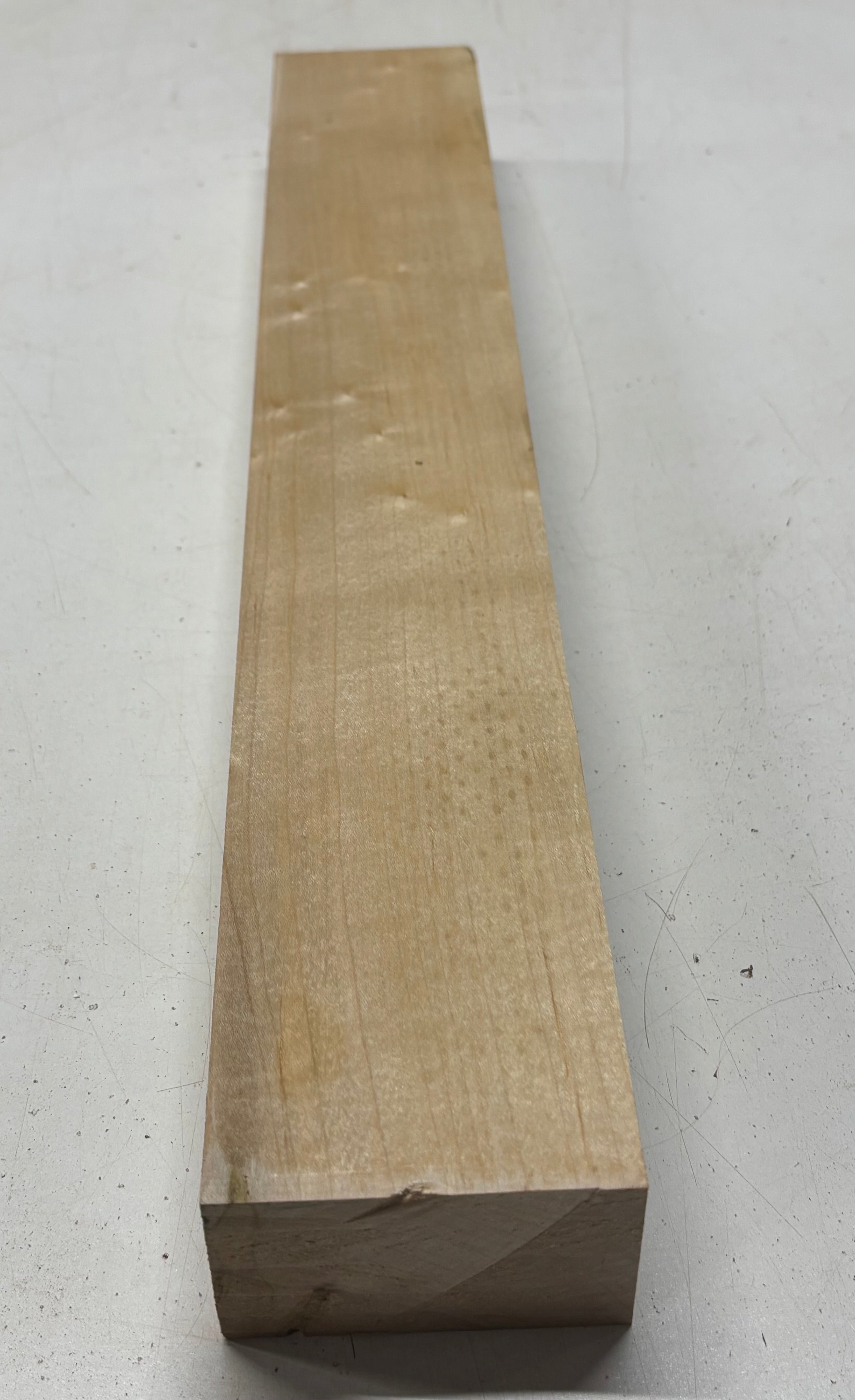 1 Piece, Ambrosia Maple Lumber Board Blank 21"x3-1/4"x1-7/8"#7844 - Exotic Wood Zone