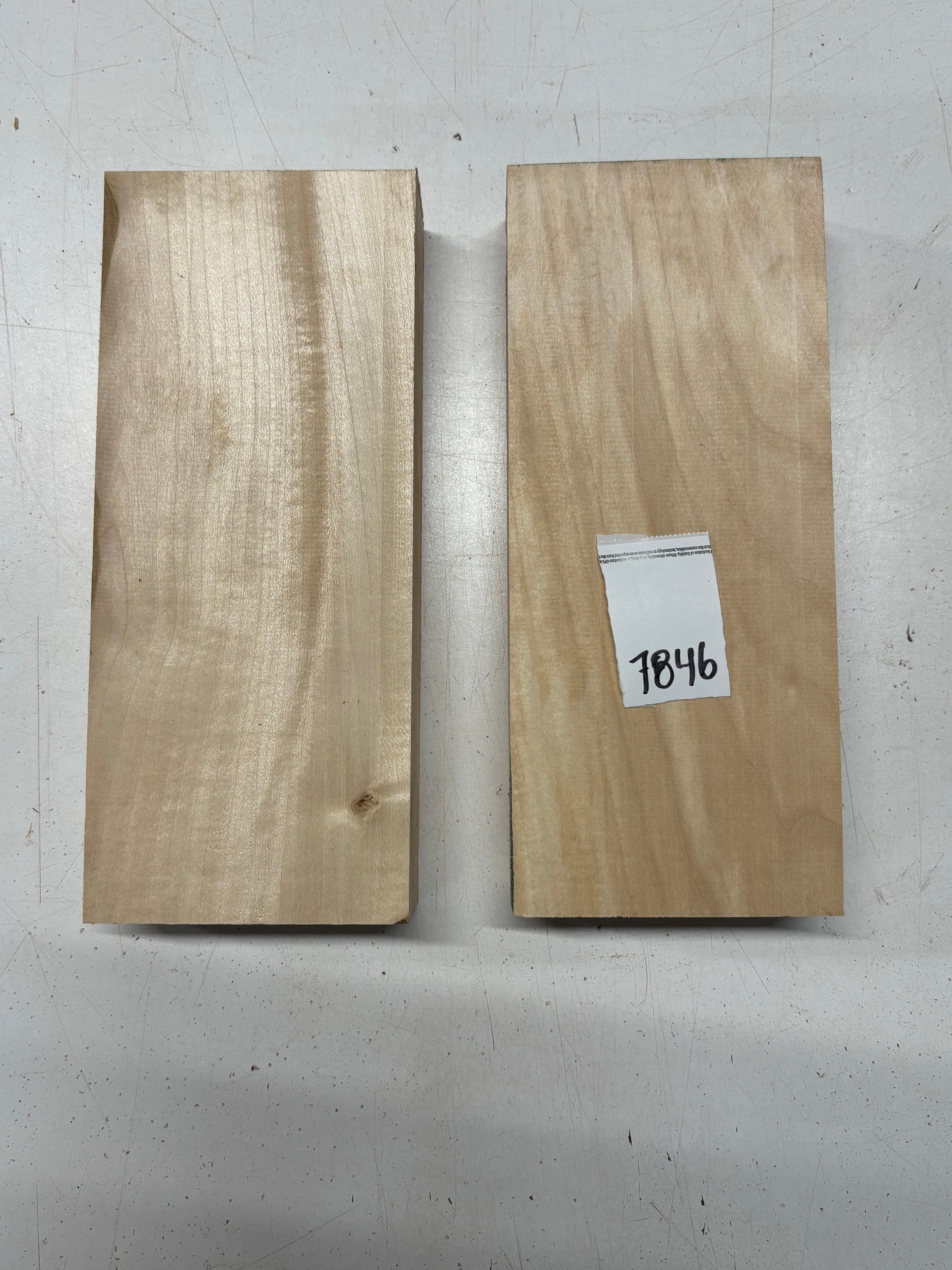 2 Pack, Basswood Lumber Board Blanks 9-1/2"x4"x1-3/4"#7846 - Exotic Wood Zone
