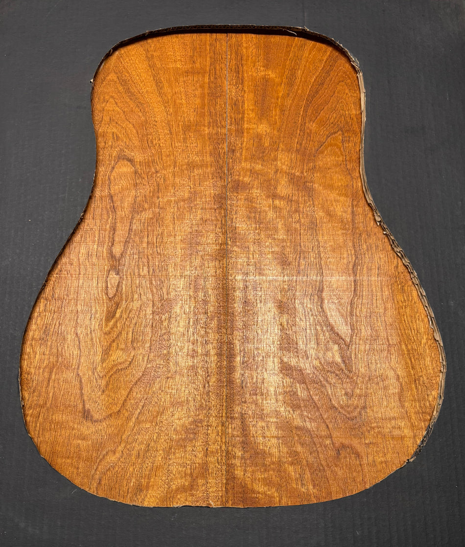 Flame Genuine Mahogany Dreadnought Guitar Back & Side Set #4013