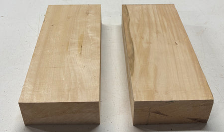 2 Pack, Basswood Lumber Board Blanks 9-1/2"x4"x1-3/4"#7846 - Exotic Wood Zone