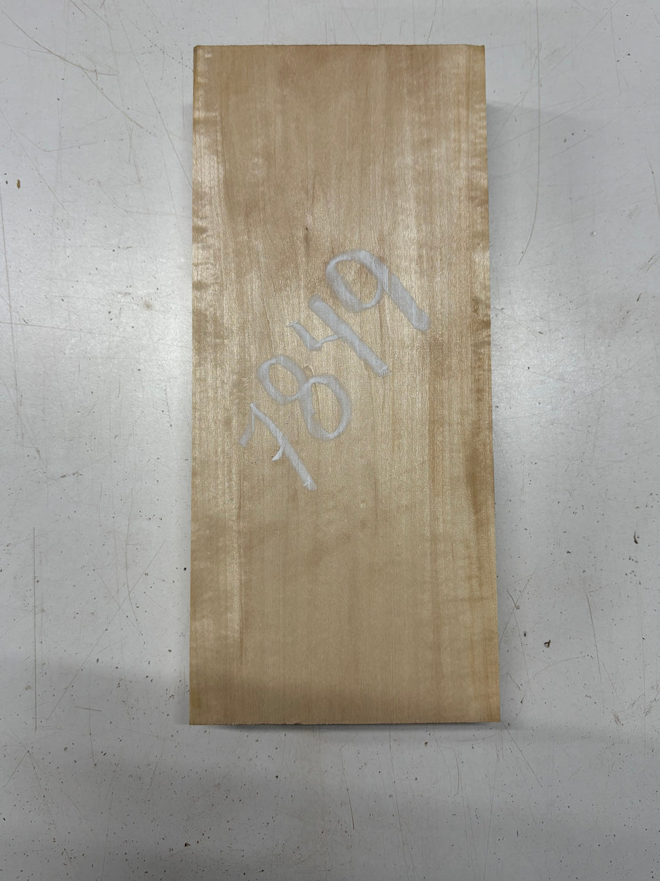 1 Piece, Basswood Lumber Board Blank  12"x5-1/2"x1-7/8"#7849 - Exotic Wood Zone