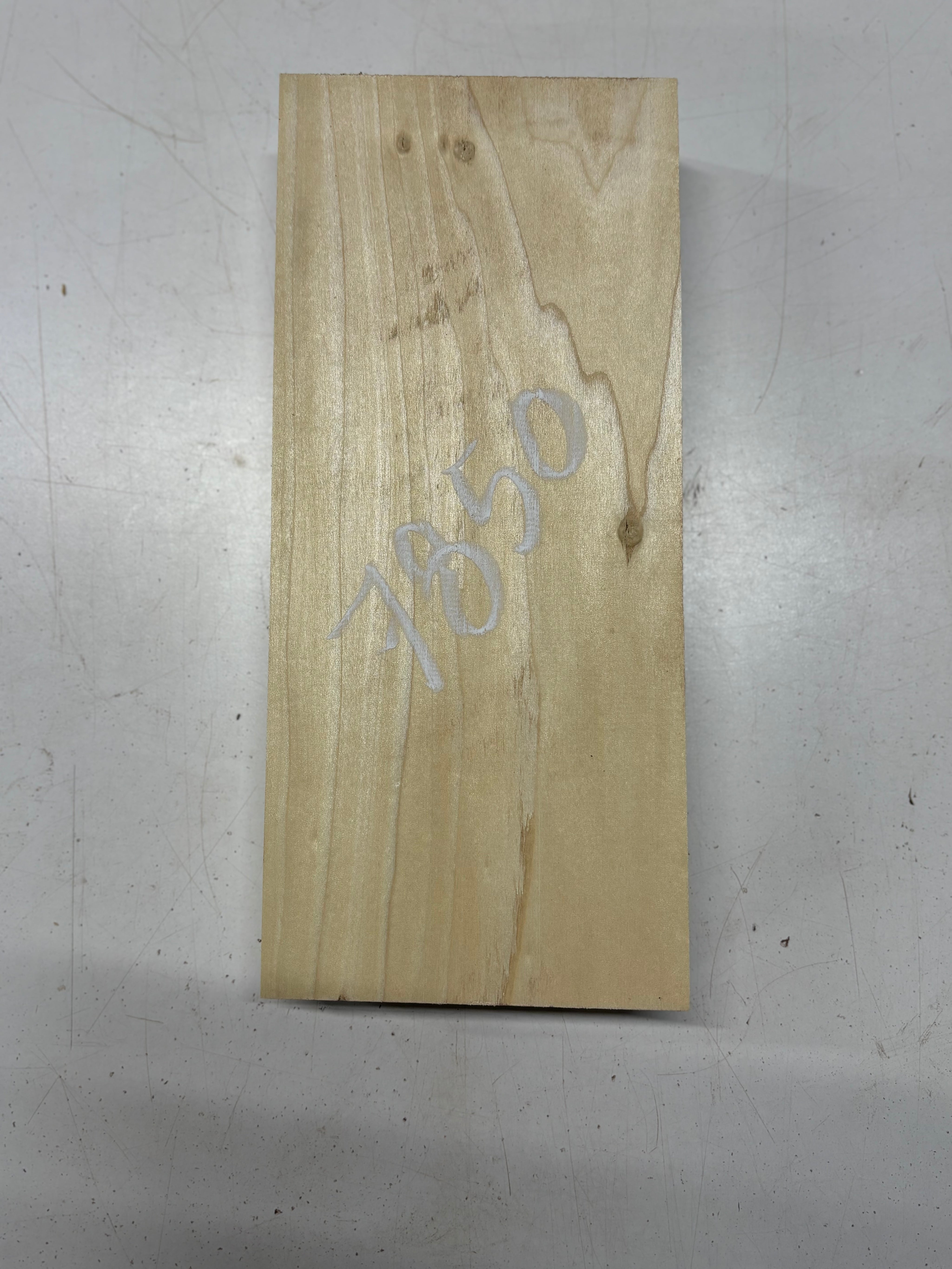 1 Piece, Poplar Lumber Board Blank 12"x5-1/2"x1-7/8"#7850 - Exotic Wood Zone