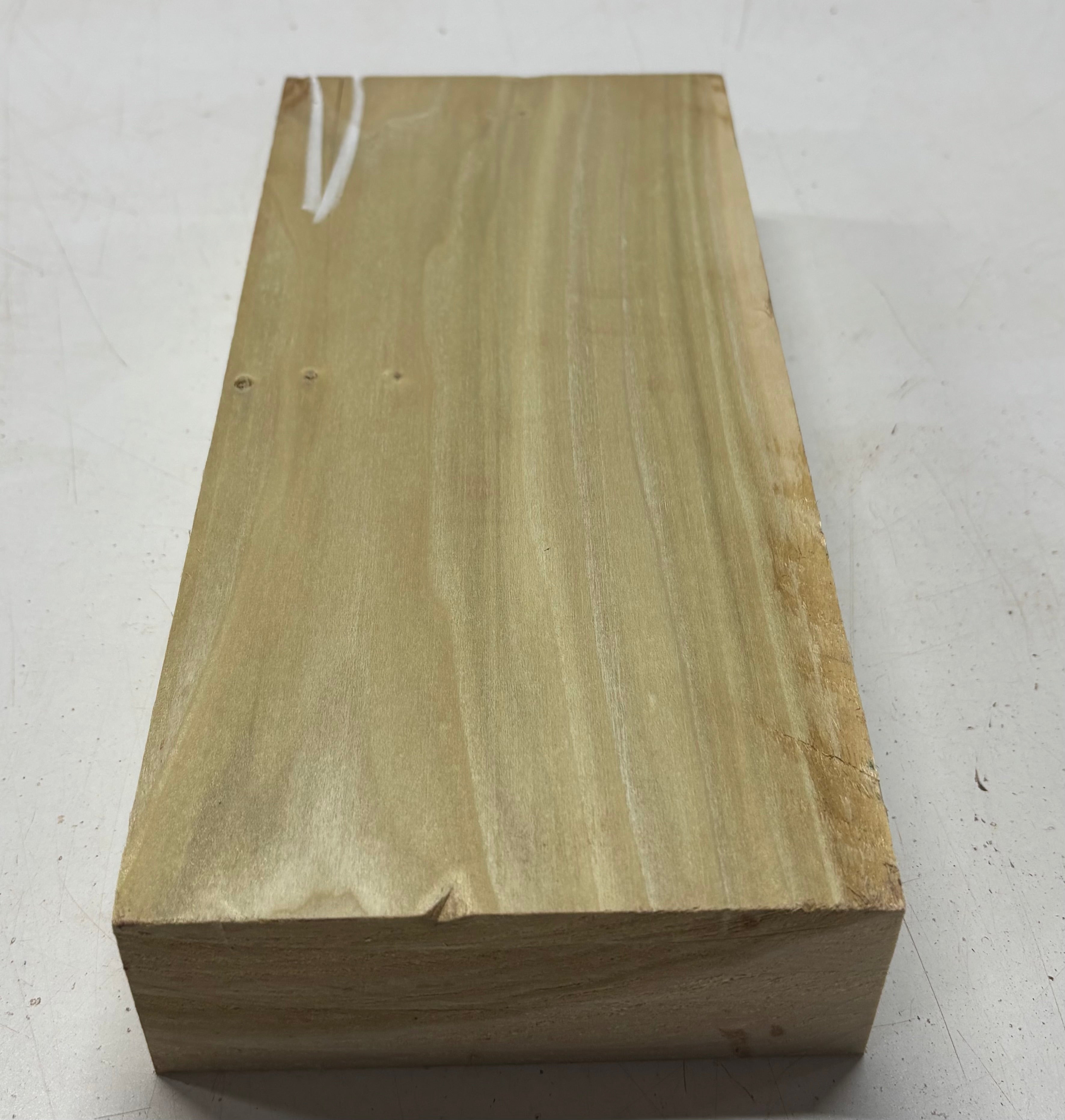 1 Piece, Poplar Lumber Board Blank 12"x5-1/2"x1-7/8"#7850 - Exotic Wood Zone