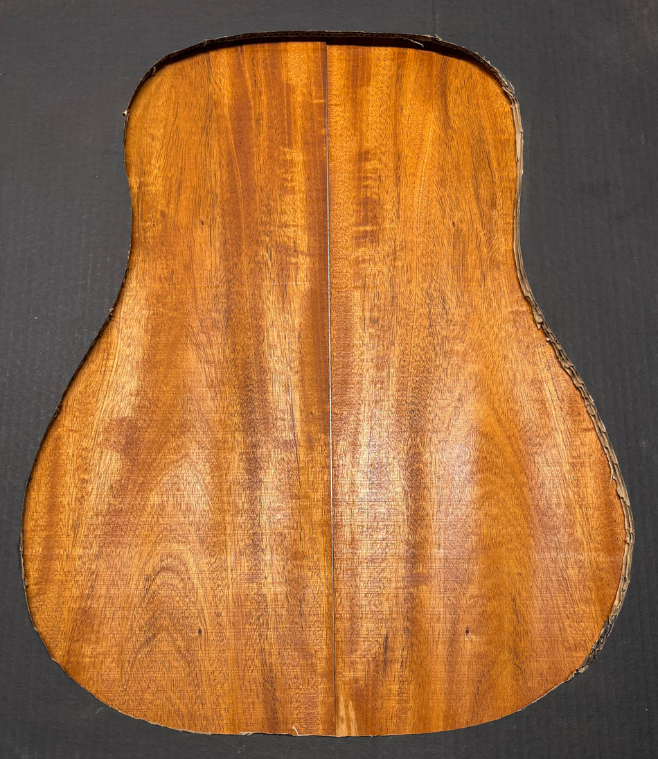 Flame Genuine Mahogany Dreadnought Guitar Back & Side Set #4016
