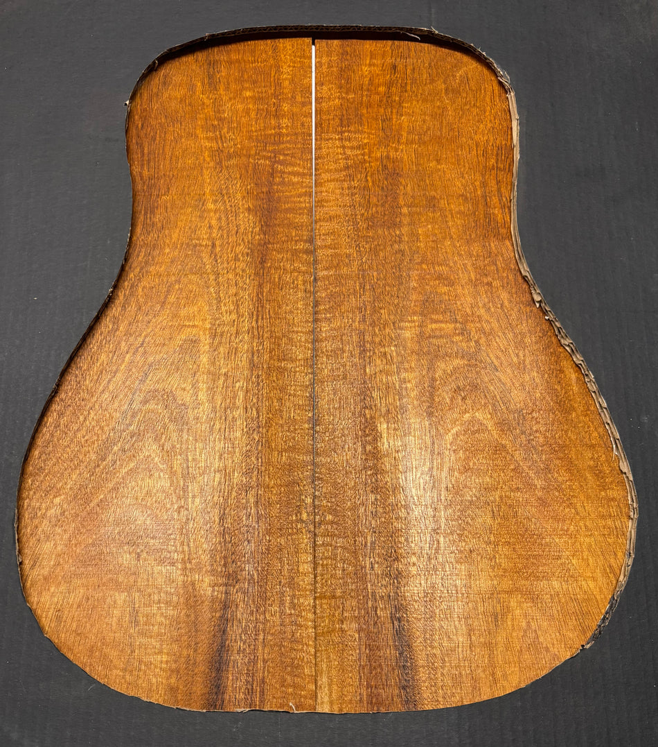 Flame Genuine Mahogany Dreadnought Guitar Back & Side Set #4020