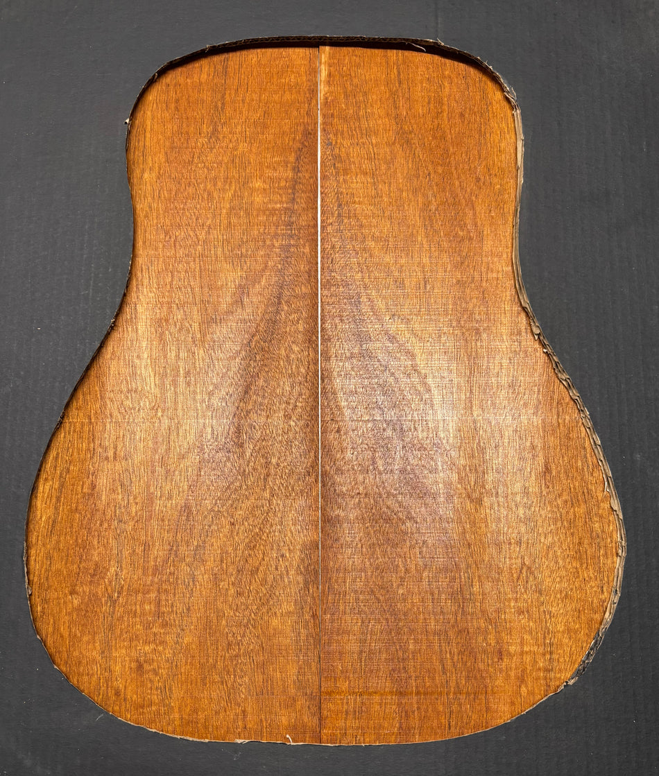 Flame Genuine Mahogany Dreadnought Guitar Back & Side Set #4021