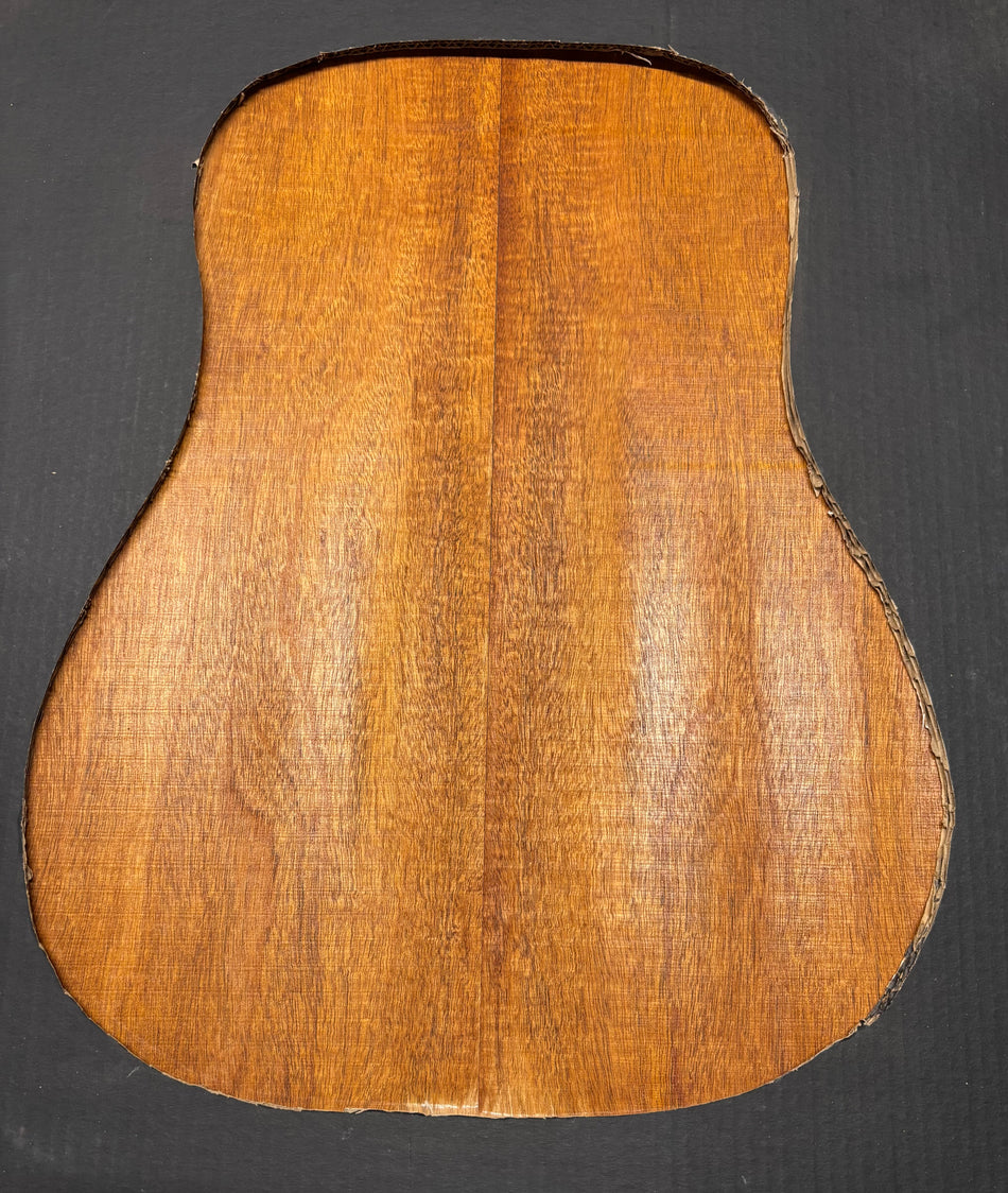 Flame Genuine Mahogany Dreadnought Guitar Back & Side Set #4022