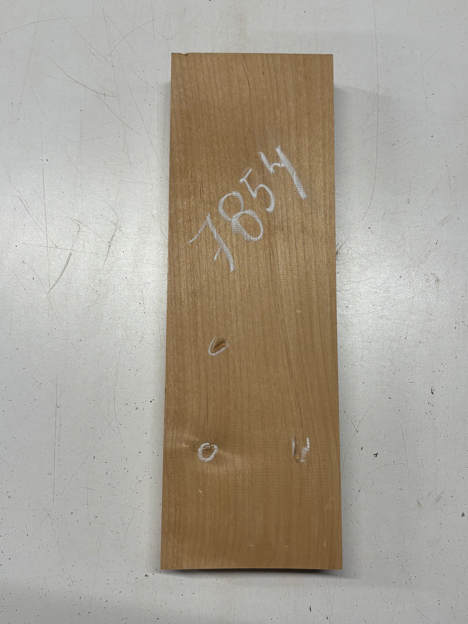 1 Piece, Red Alder Lumber Board Blank 15-1/2"x5"x1-7/8" #7854 - Exotic Wood Zone