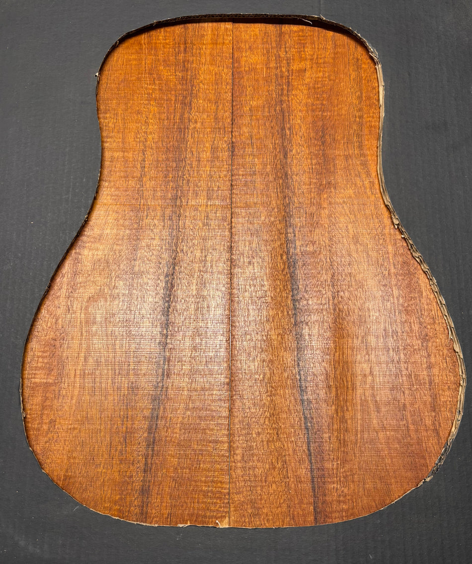 Flame Genuine Mahogany Dreadnought Guitar Back & Side Set #4023