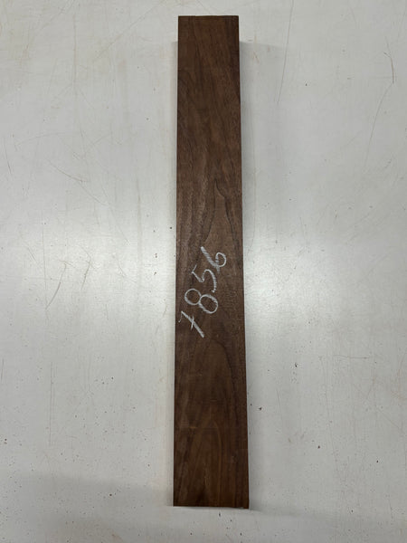 1 Piece, Figured Black Walnut Guitar Neck Blank 24"x3-1/4"x1-7/8" #7856 - Exotic Wood Zone