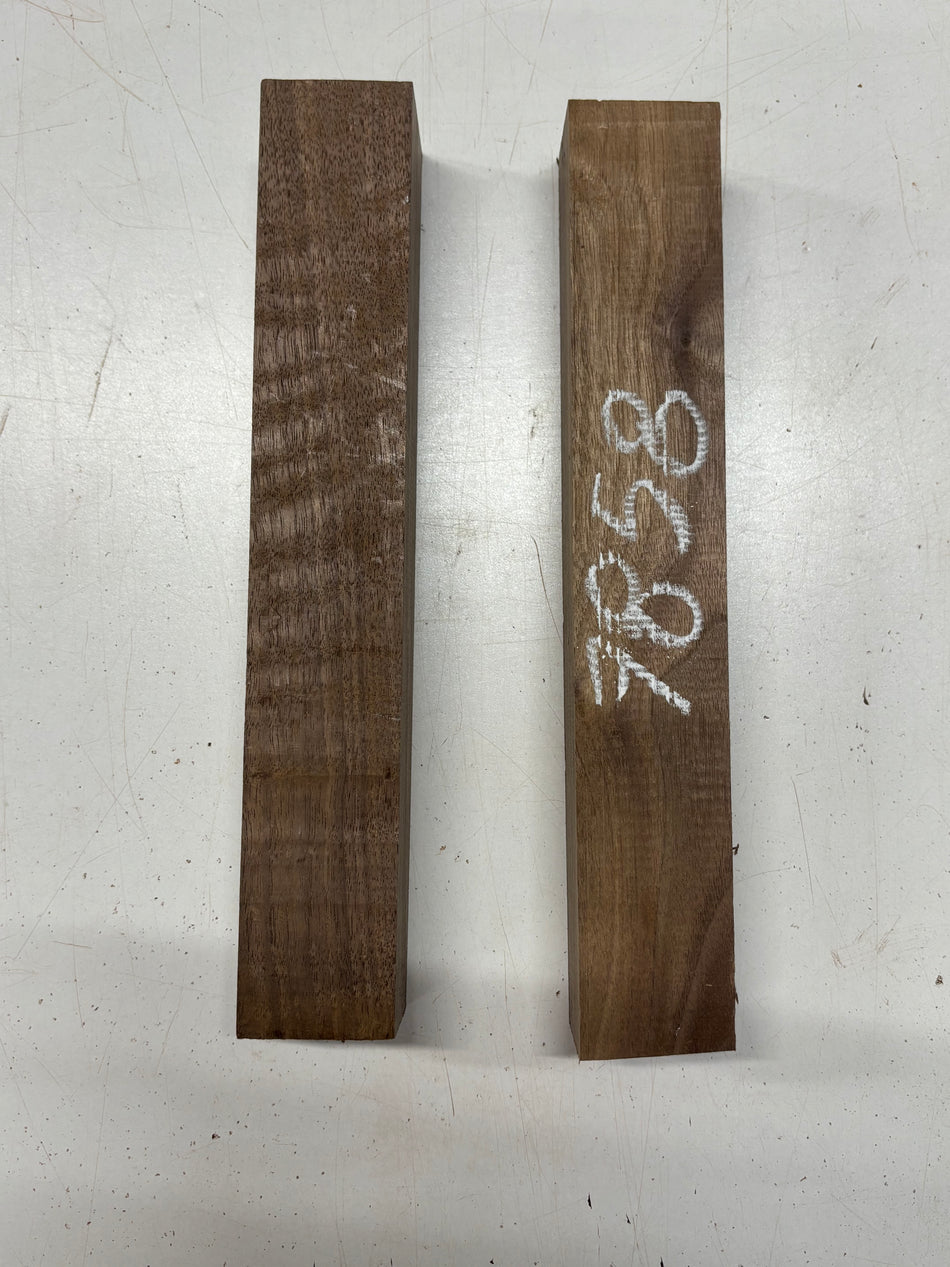 2 Pack, Black Walnut Turning Wood Blanks 12"x1-7/8"x1-7/8" #7858 - Exotic Wood Zone