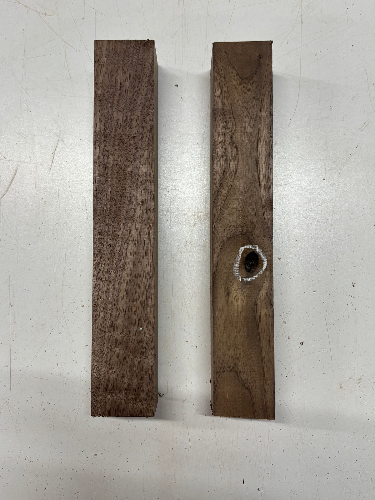 2 Pack, Black Walnut Turning Wood Blanks 12"x1-7/8"x1-7/8" #7858 - Exotic Wood Zone