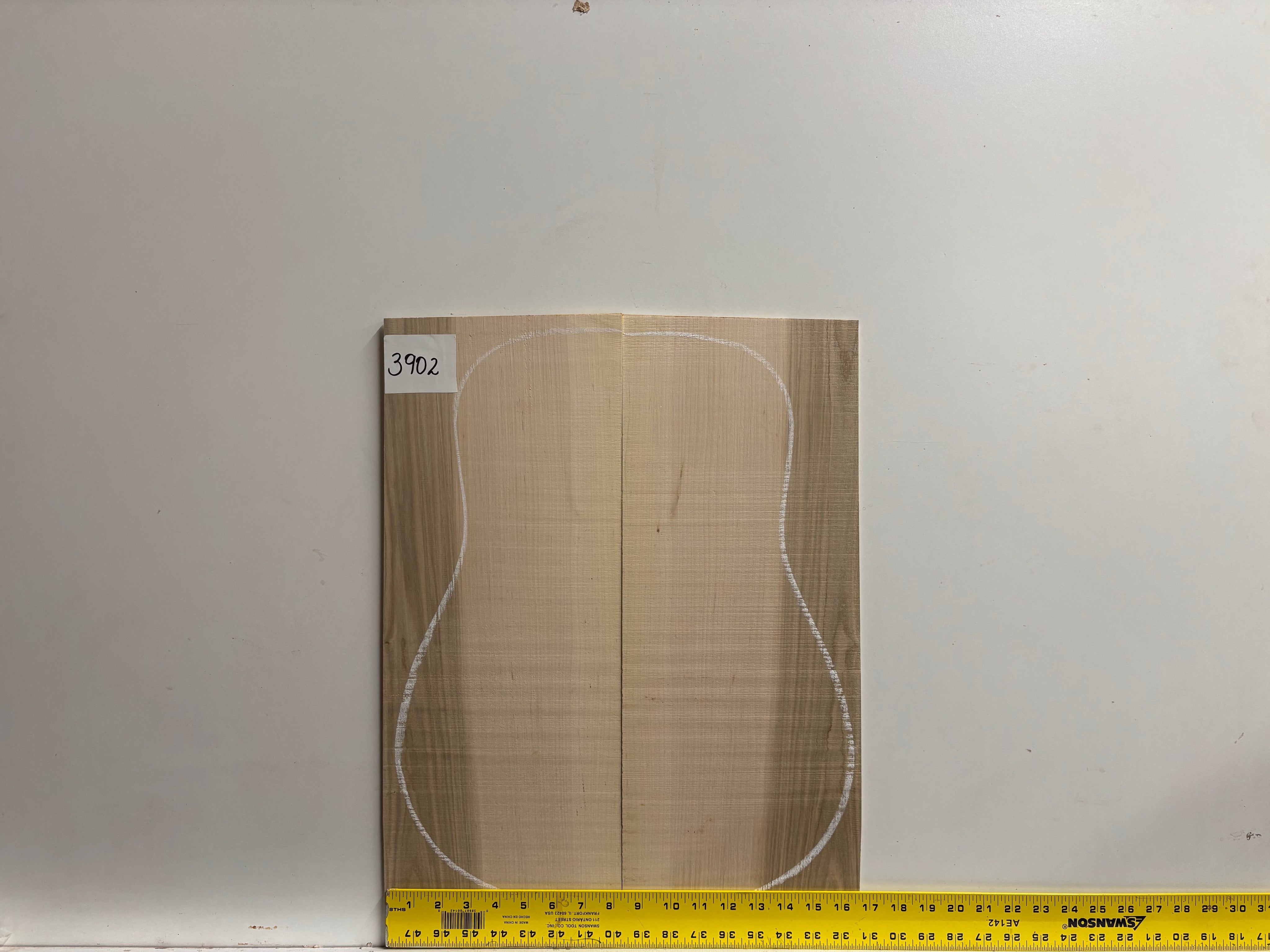 Flame Ambrosia Maple AAAA Grade Dreadnought Guitar Back and Side Set #3902 Exotic Wood Zone 