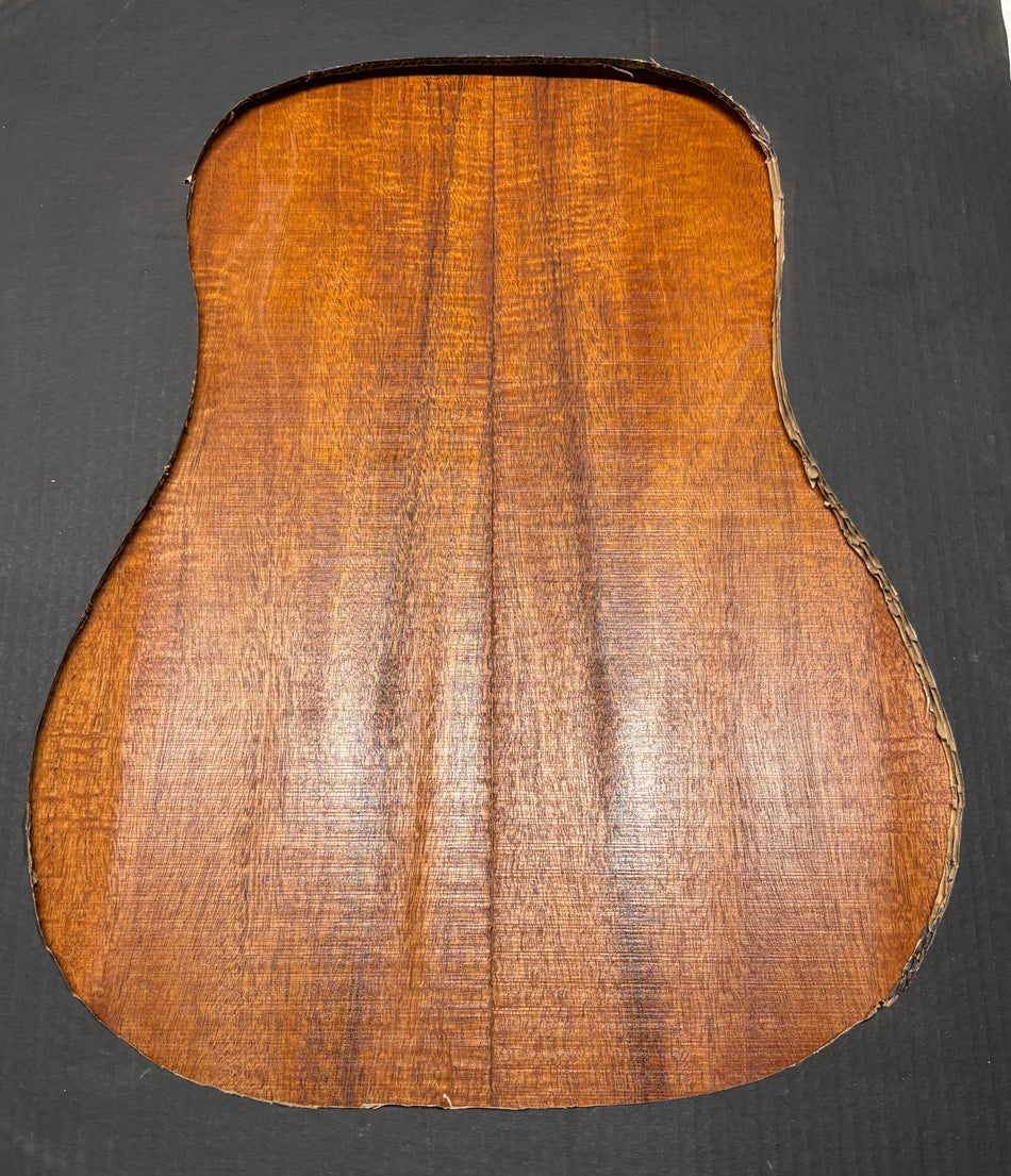 Flame Genuine Mahogany Dreadnought Guitar Back & Side Set #4025