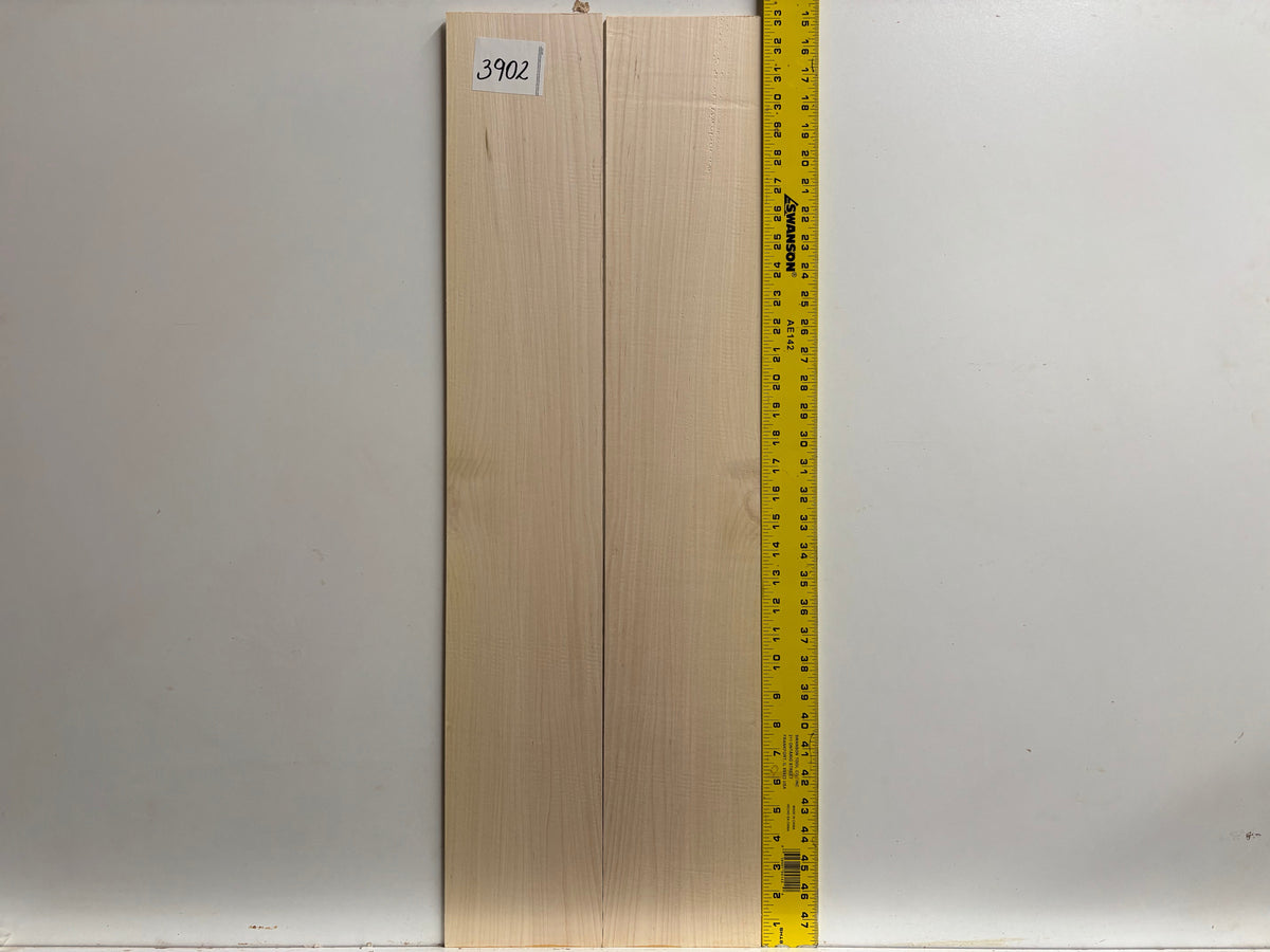 Flame Ambrosia Maple AAAA Grade Dreadnought Guitar Back and Side Set #3902 Exotic Wood Zone 