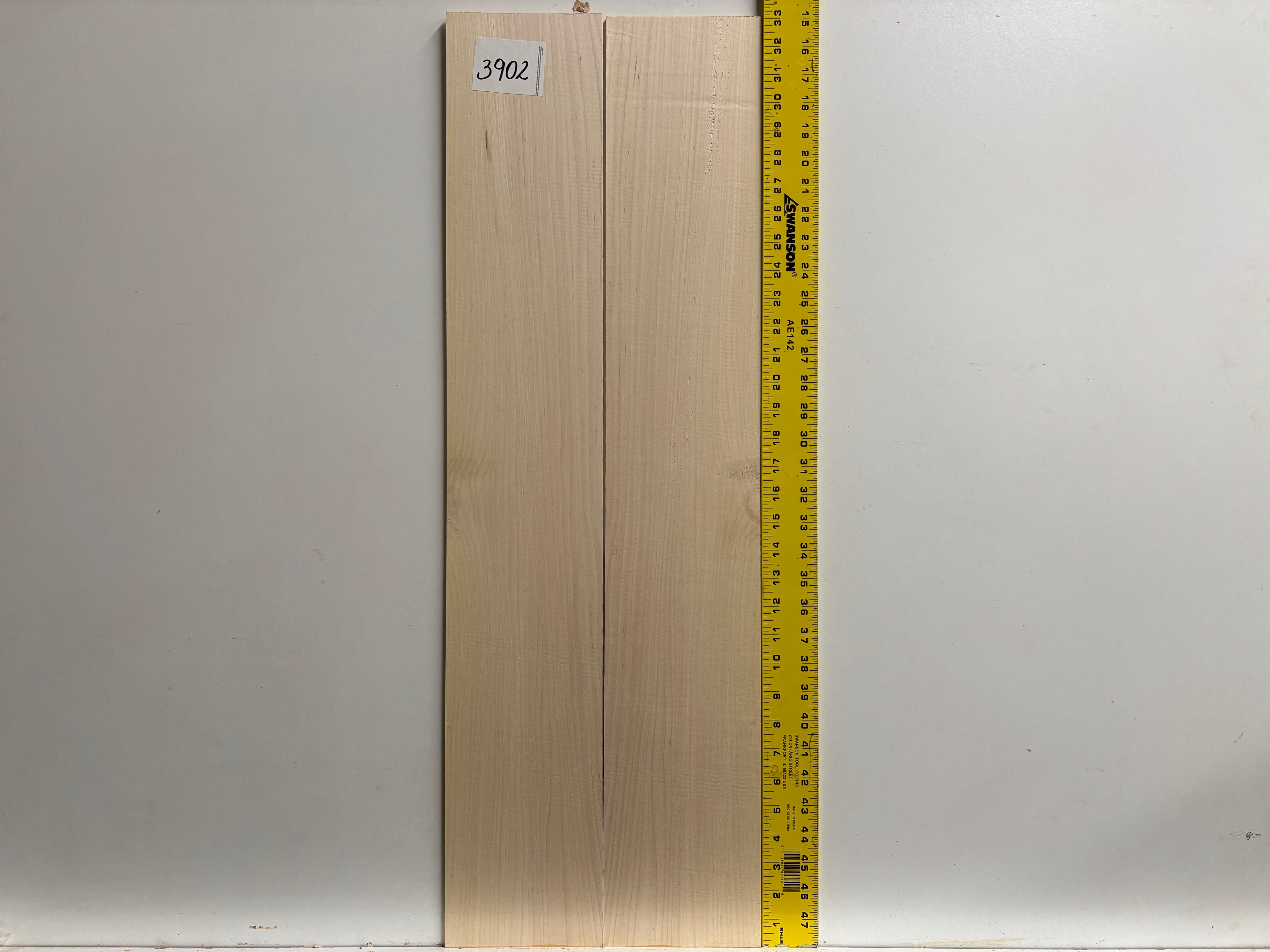 Flame Ambrosia Maple AAAA Grade Dreadnought Guitar Back and Side Set #3902 Exotic Wood Zone 