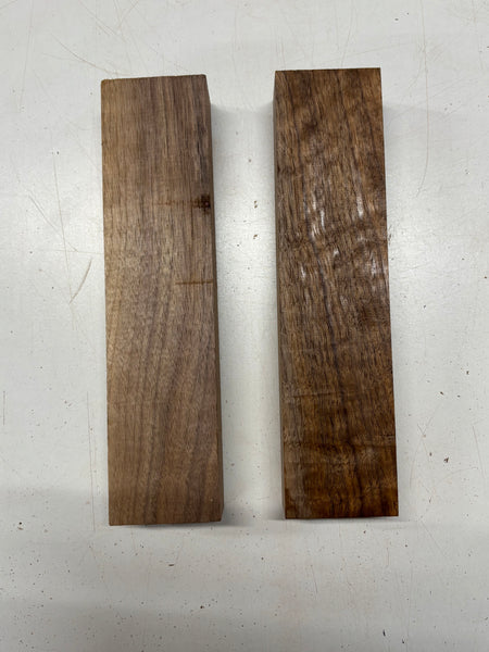 2 Pack, Black Walnut Lumber Board Blanks 12"x2-7/8"x1-7/8" #7860 - Exotic Wood Zone