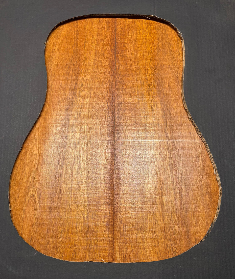 Flame Genuine Mahogany Dreadnought Guitar Back & Side Set #4026
