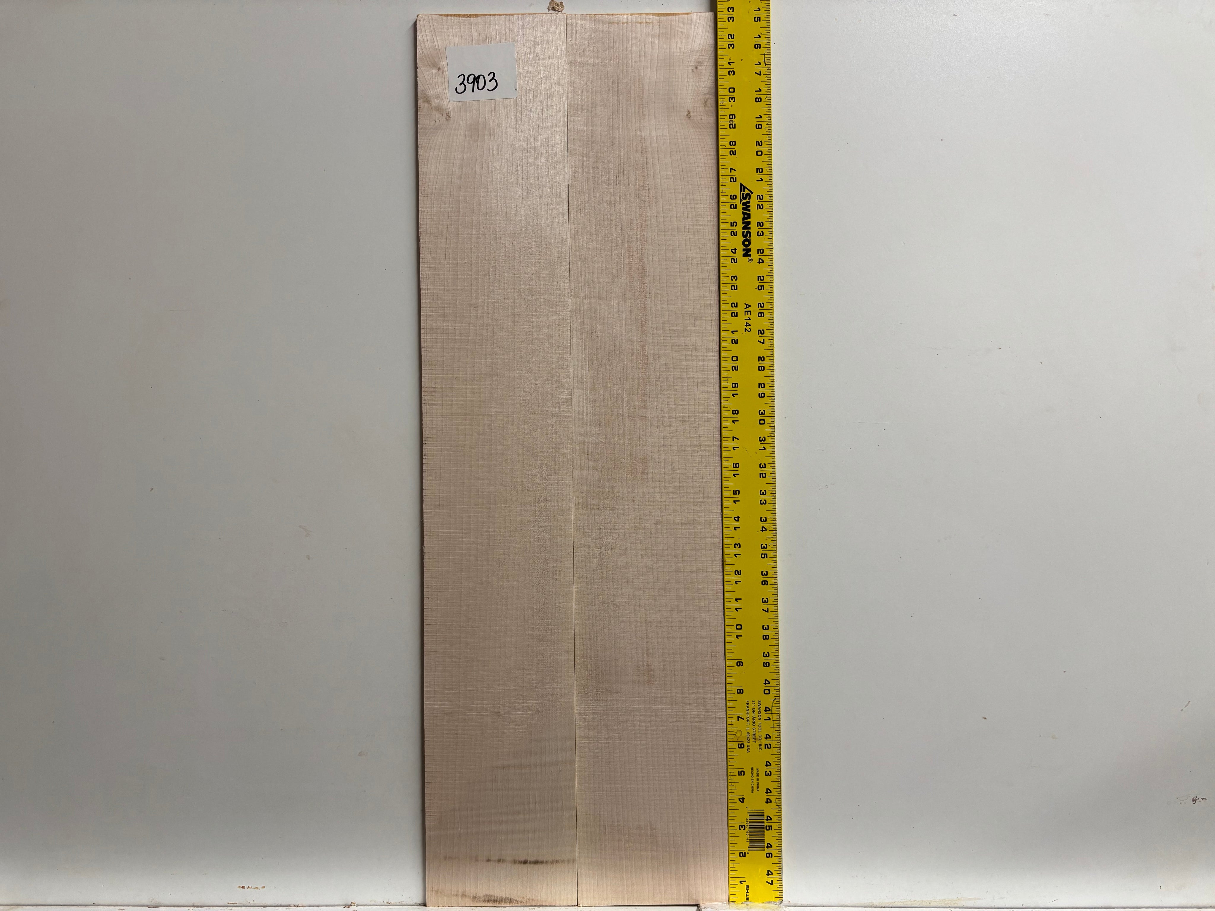 Flame Ambrosia Maple AAAA Grade Dreadnought Guitar Back and Side Set #3903 Exotic Wood Zone 