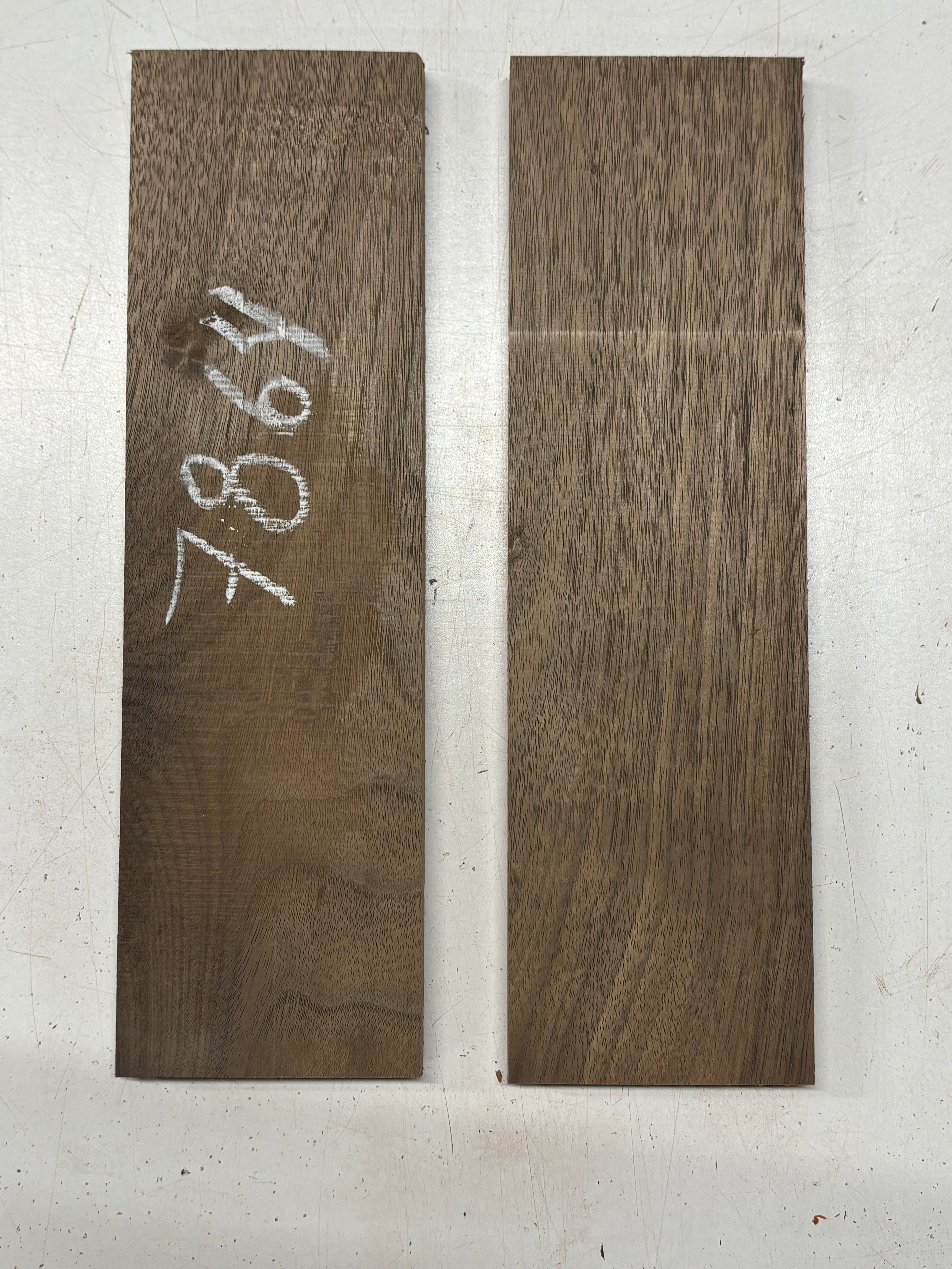 2 Pack, Black Walnut Thin Stock Lumber 12-1/2"x3-1/2"x1/2" #7864 - Exotic Wood Zone