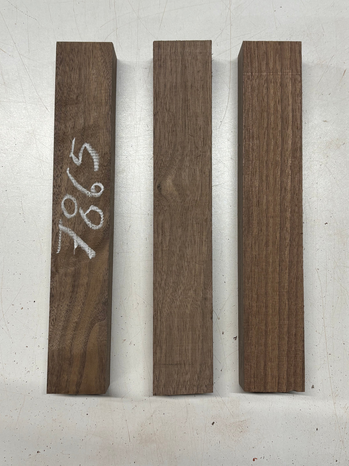 3 Pack, Black Walnut Thin Stock Lumber 12"x2"x1-1/2" #7865 - Exotic Wood Zone