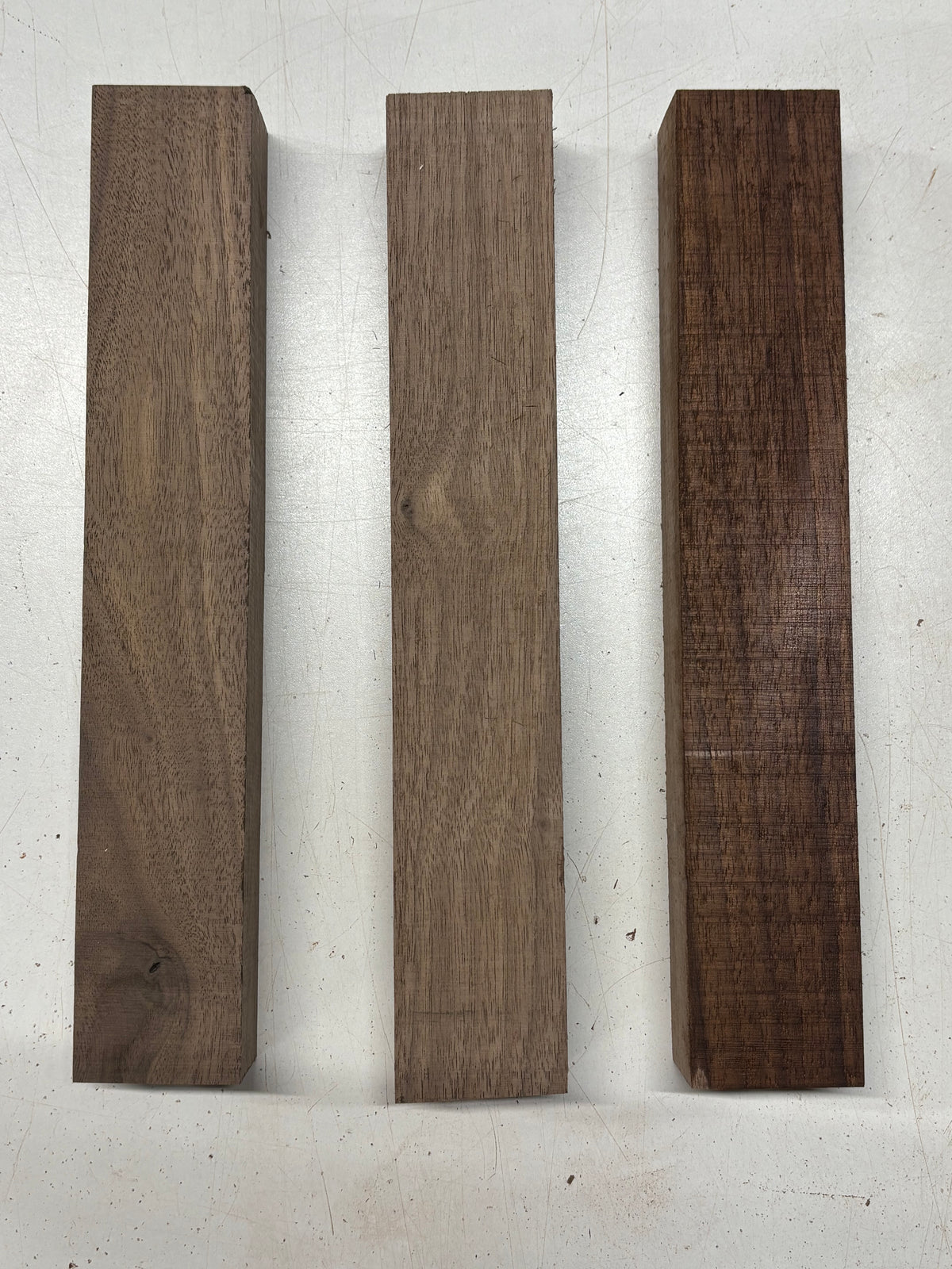 3 Pack, Black Walnut Thin Stock Lumber 12"x2"x1-1/2" #7865 - Exotic Wood Zone