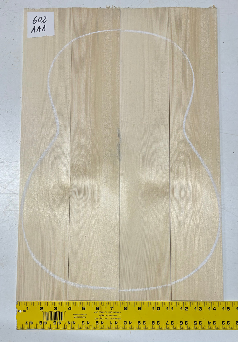 4 Piece German Spruce Classical Guitar Top- AAA Grade #602
