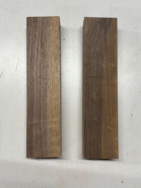 2 Pack, Black Walnut Lumber Board Blanks 12"x2-7/8"x1-7/8" #7868 - Exotic Wood Zone