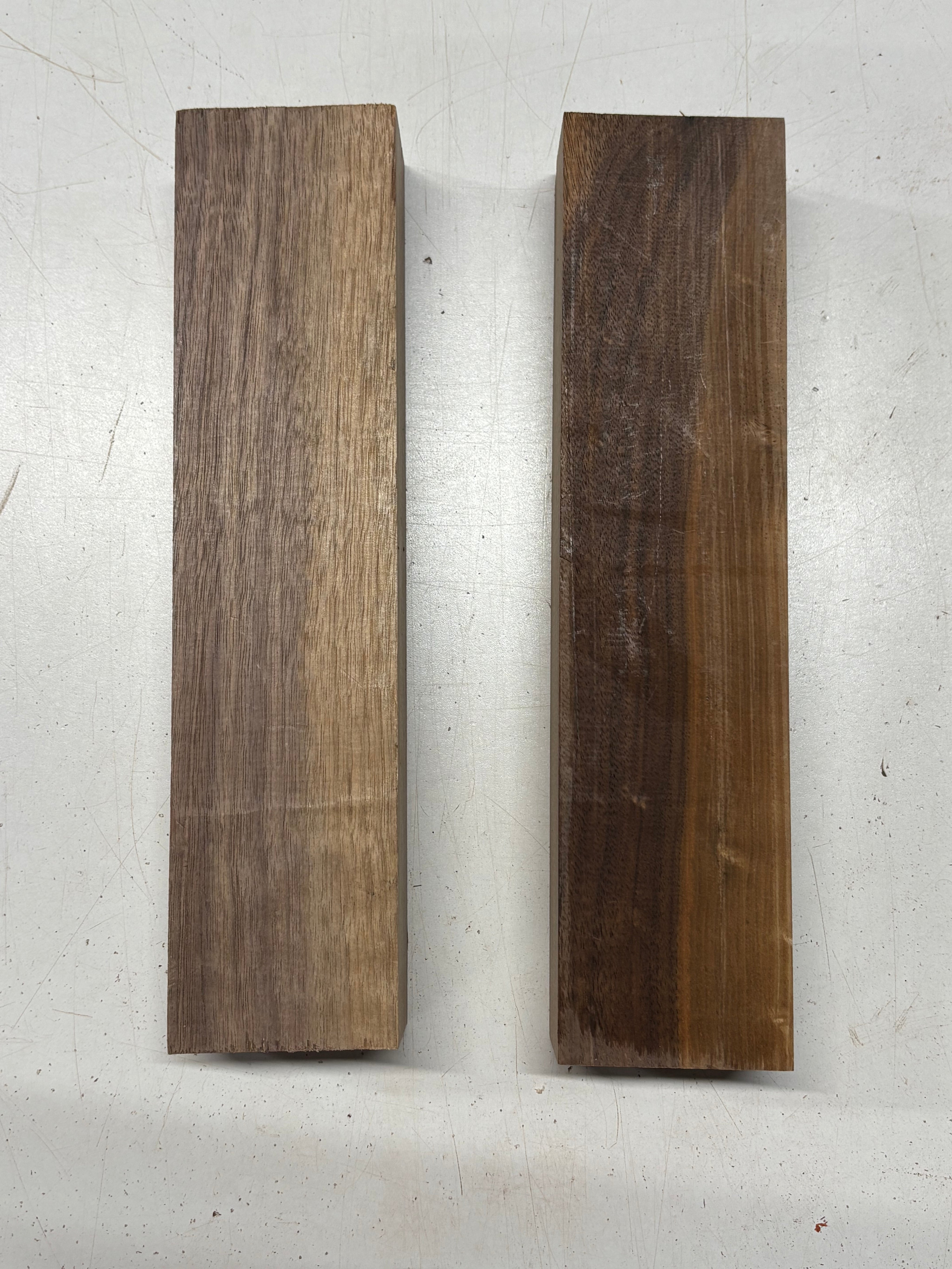 2 Pack, Black Walnut Lumber Board Blanks 12"x2-7/8"x1-7/8" #7868 - Exotic Wood Zone