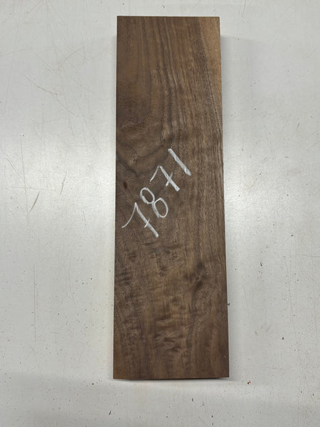 1 Piece, Black Walnut Lumber Board Blank  18-1/2"x5-1/2"x1-3/4" #7871 - Exotic Wood Zone