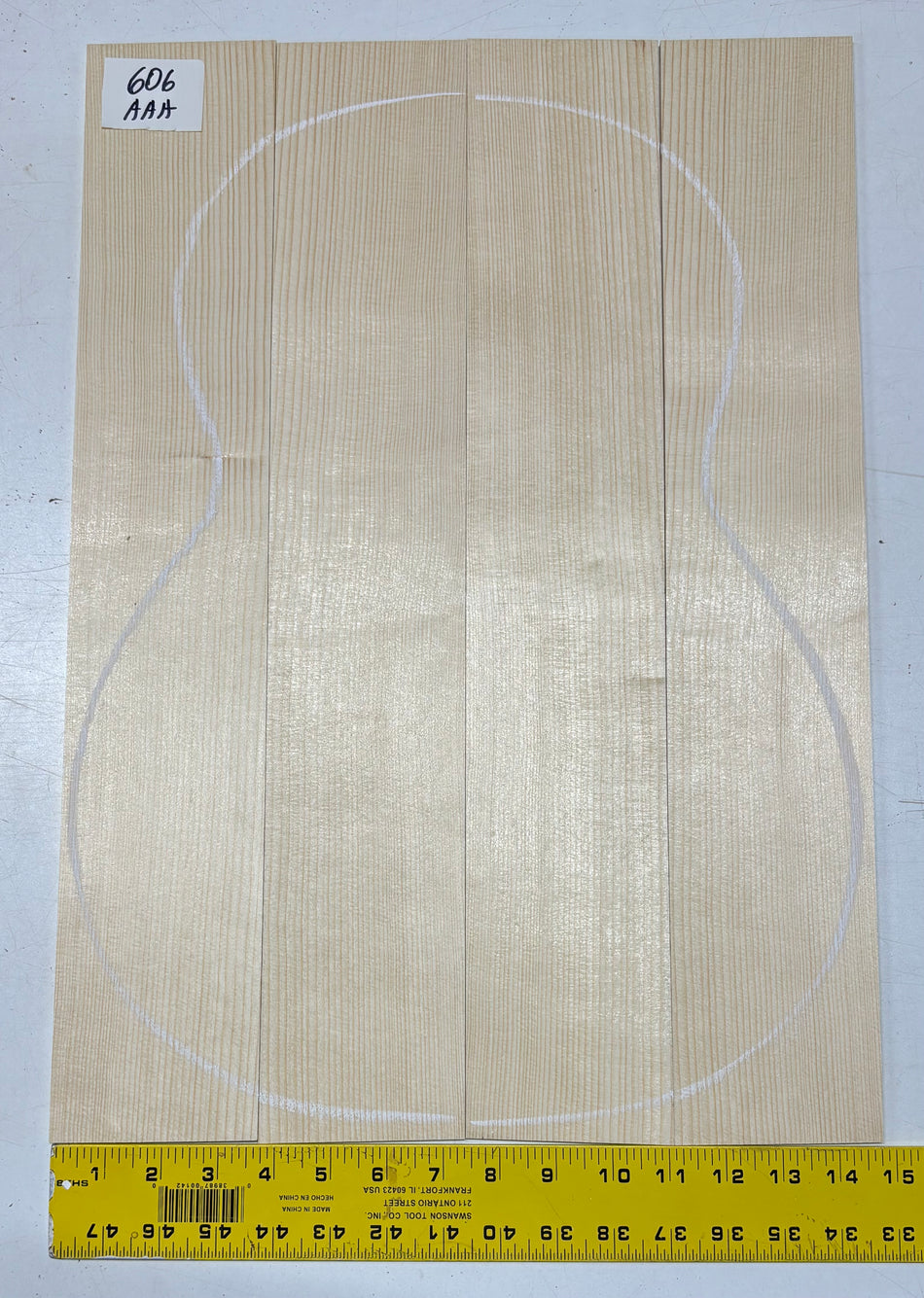 4 Piece German Spruce Classical Guitar Top- AAA Grade #606
