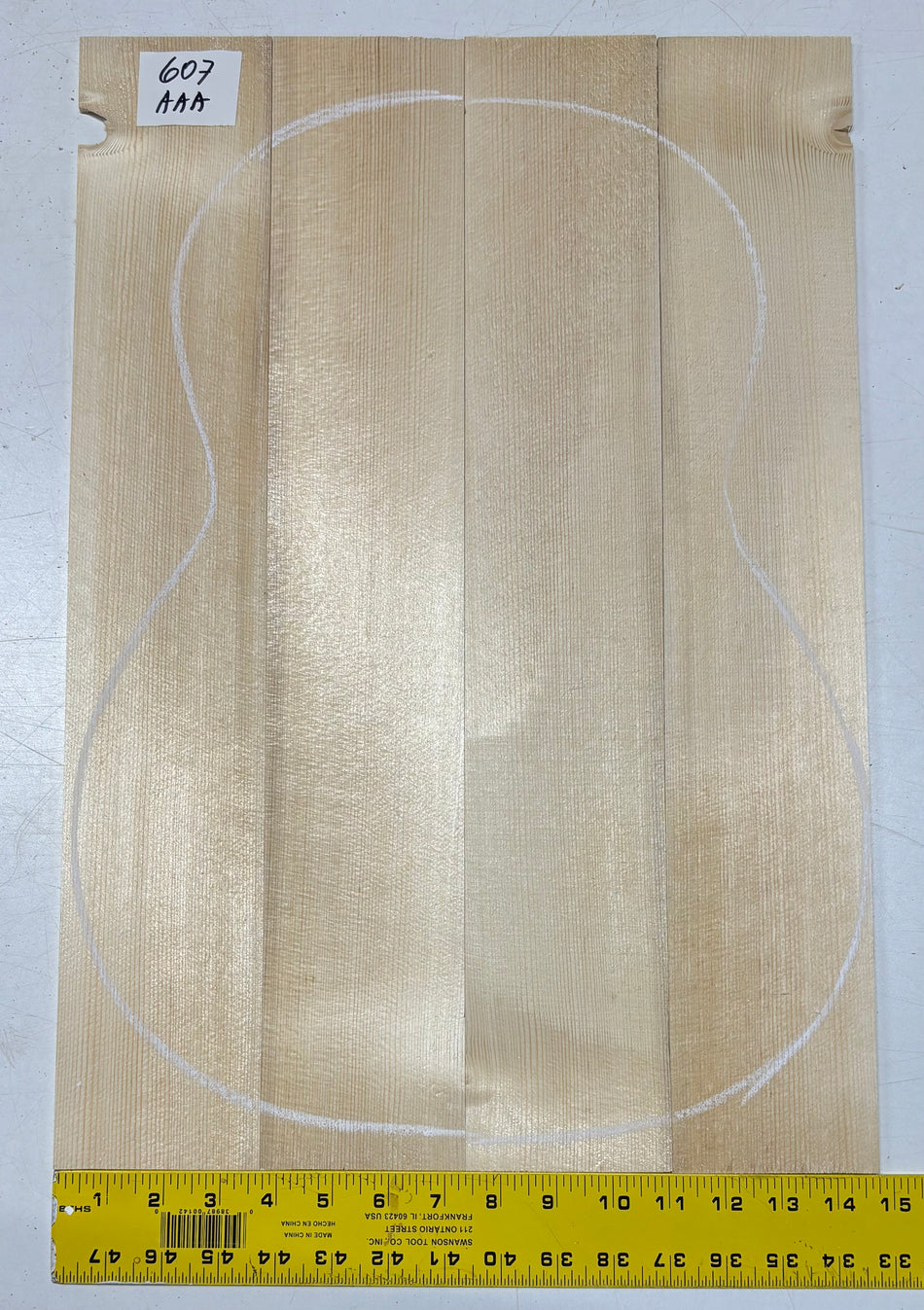 4 Piece German Spruce Classical Guitar Top- AAA Grade #607