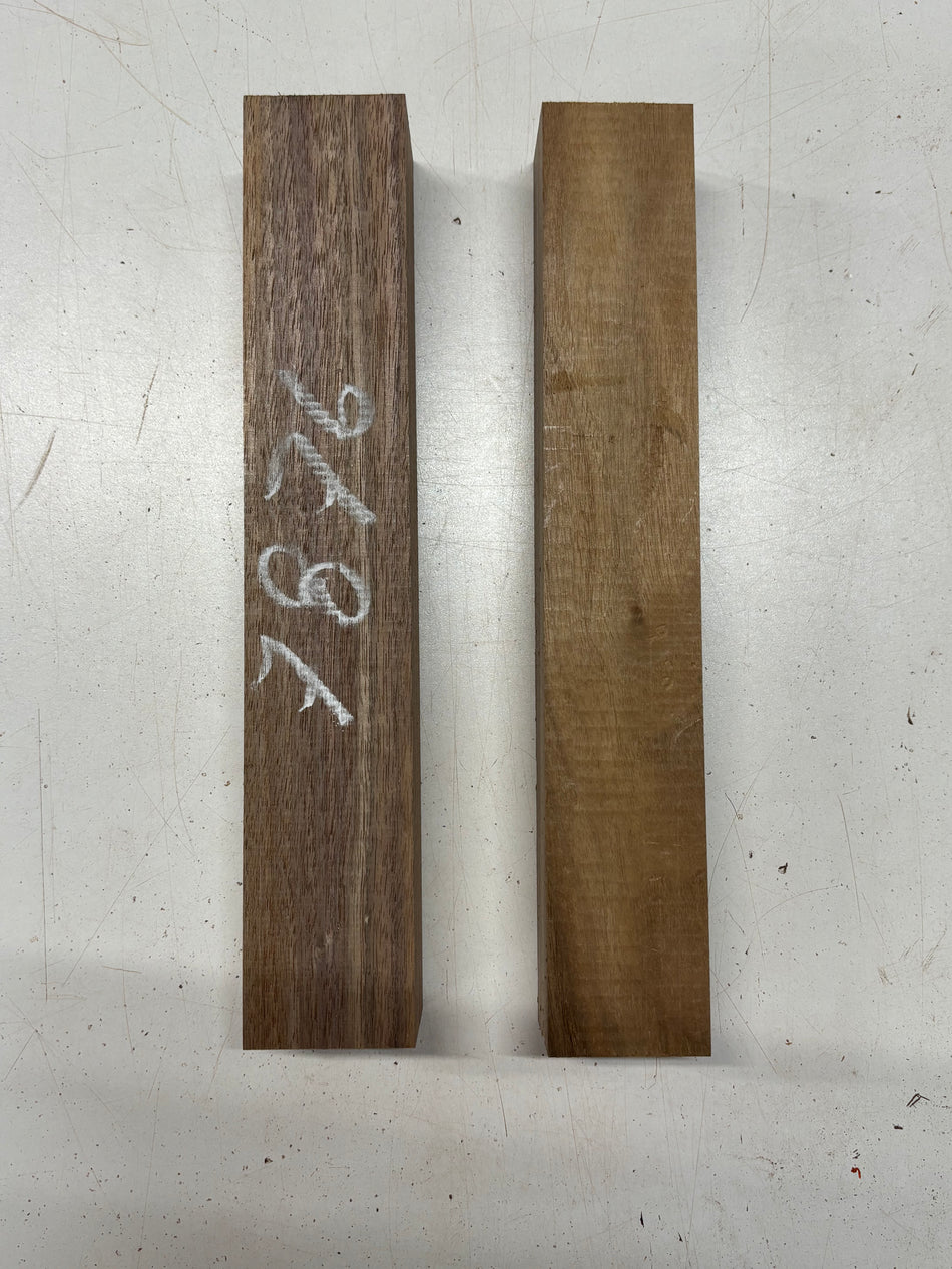 2 Pack, Walnut Turning Wood Blanks 12"x2'x1-7/8" #7876 - Exotic Wood Zone