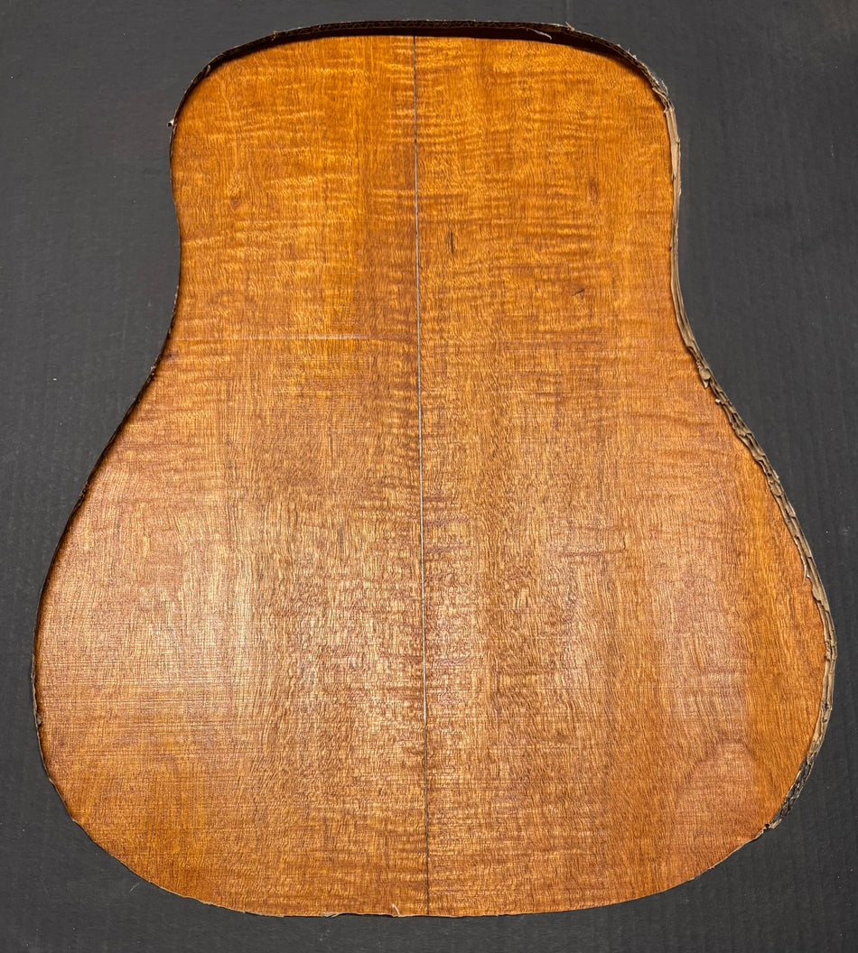 Flame Genuine Mahogany Dreadnought Guitar Back & Side Set #4029