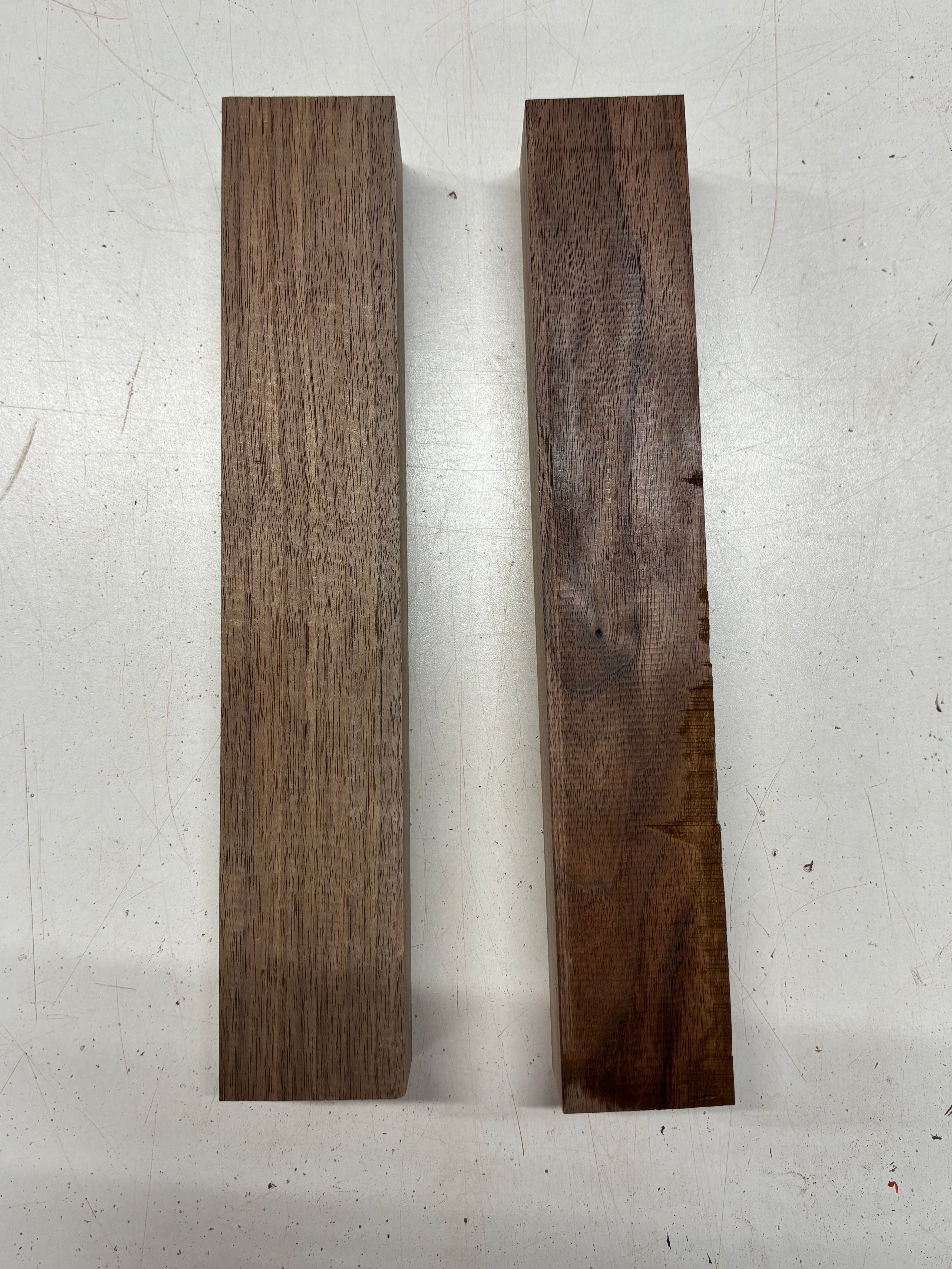 2 Pack, Walnut Turning Wood Blanks 12"x2'x1-7/8" #7876 - Exotic Wood Zone