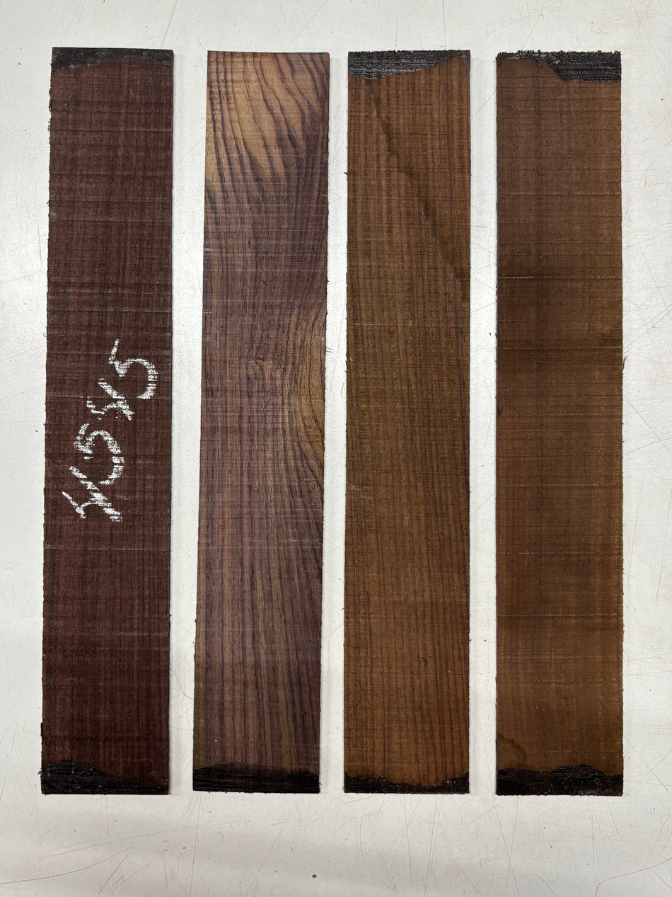 4 Pack, Indian Rosewood Thin Stock Lumber 18" x 3" x 1/8"#4545