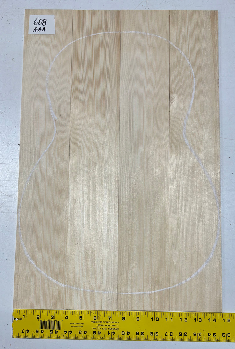4 Piece German Spruce Classical Guitar Top- AAA Grade #608