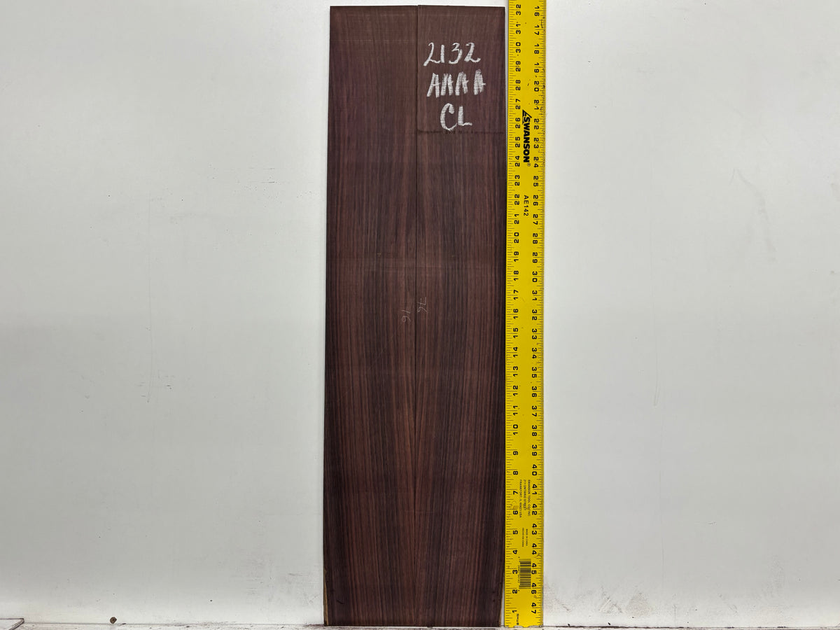 East Indian Rosewood Classical AAAA Grade Guitar Back & Side Set #2132 - Exotic Wood Zone