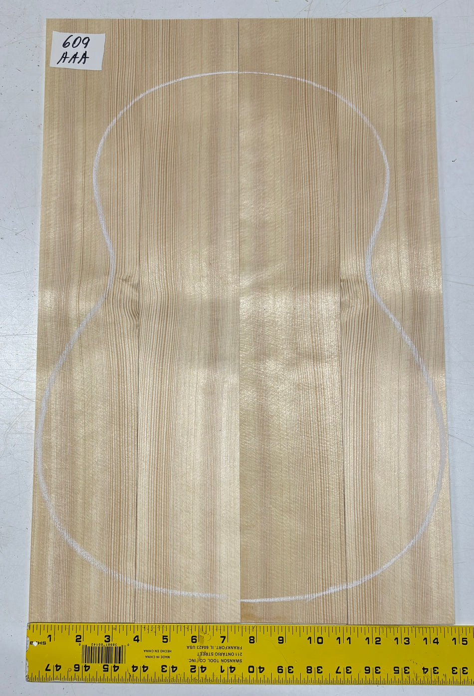 4 Piece German Spruce Classical Guitar Top- AAA Grade #609