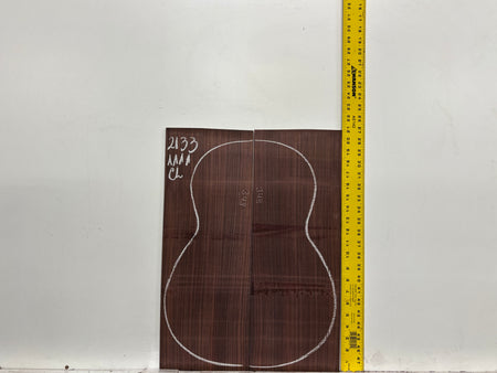 East Indian Rosewood Classical AAAA Grade Guitar Back & Side Set #2133 - Exotic Wood Zone