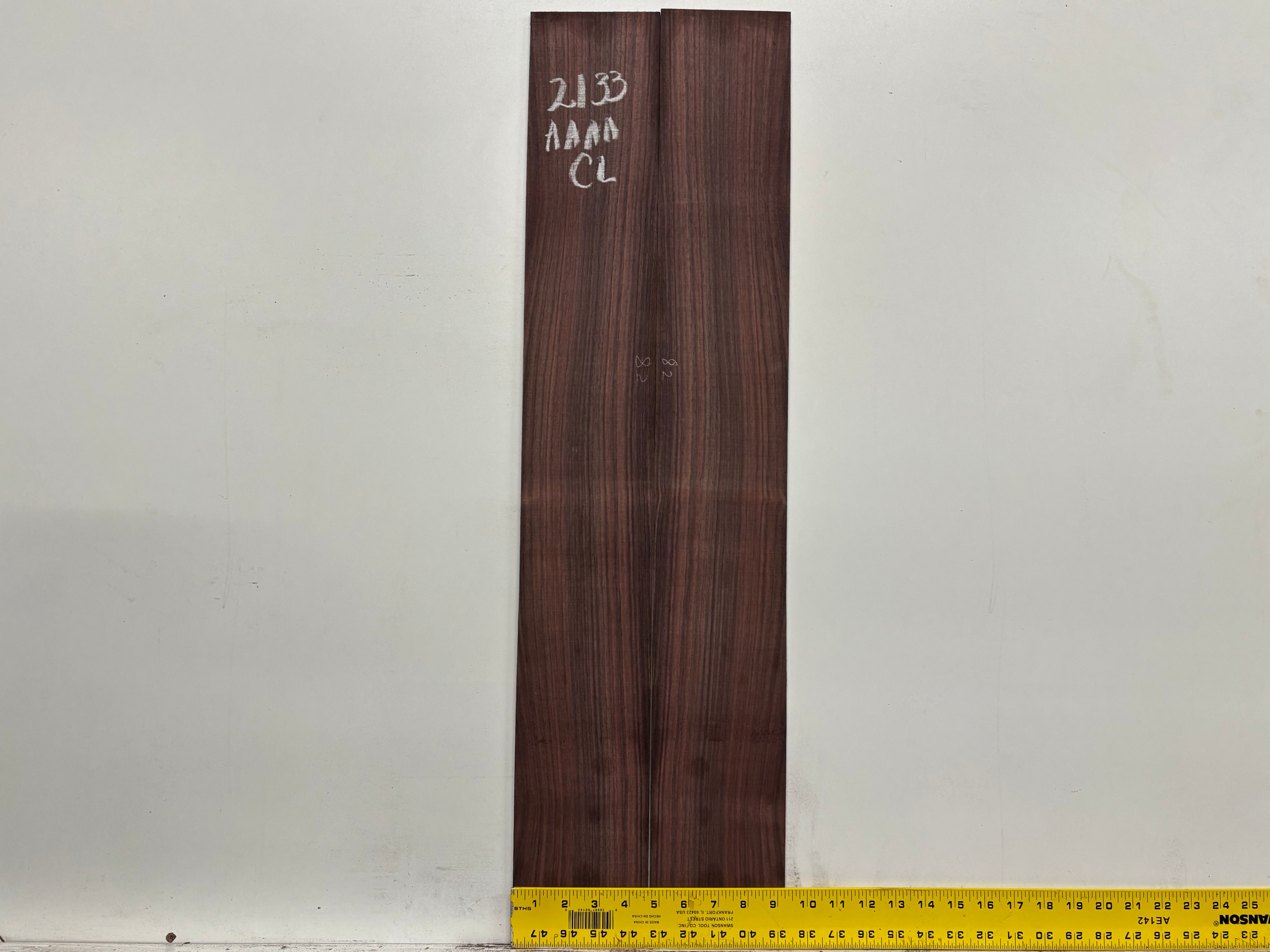 East Indian Rosewood Classical AAAA Grade Guitar Back & Side Set #2133 - Exotic Wood Zone