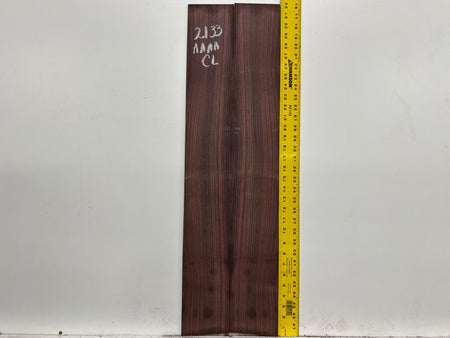 East Indian Rosewood Classical AAAA Grade Guitar Back & Side Set #2133 - Exotic Wood Zone