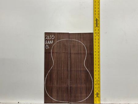 East Indian Rosewood Classical AAAA Grade Guitar Back & Side Set #2135 - Exotic Wood Zone