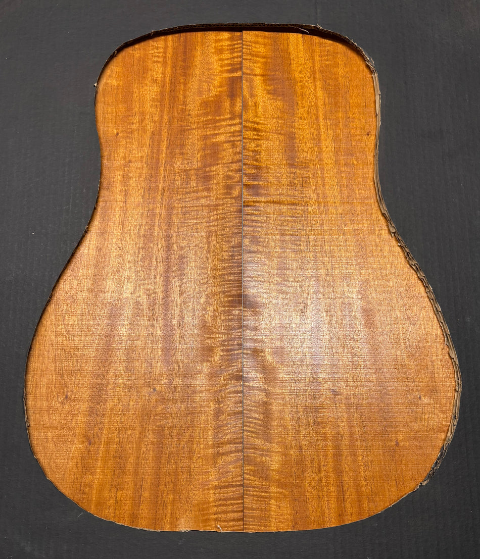 Flame Genuine Mahogany Dreadnought Guitar Back & Side Set #4032